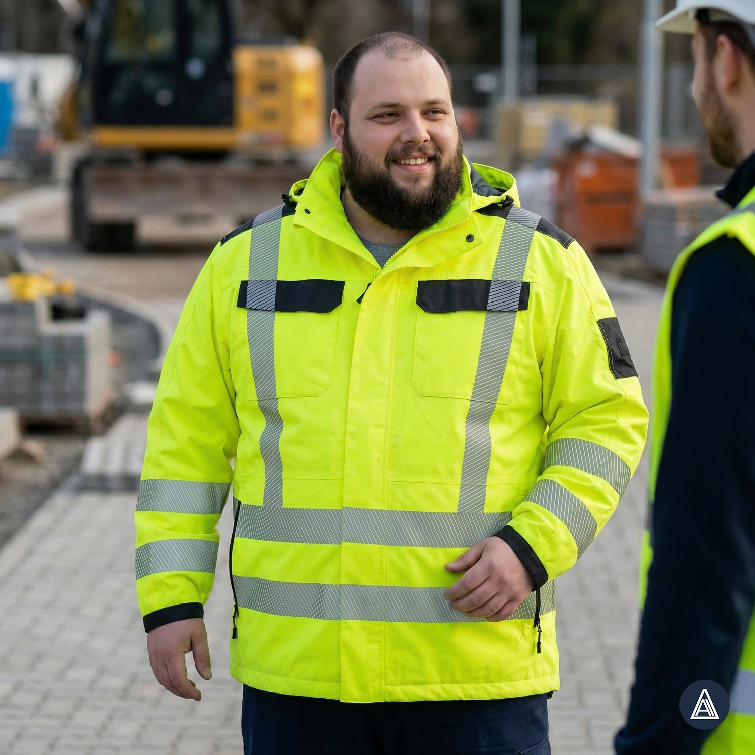 53215 Funktions- Arbeitsjacke Warnschutz