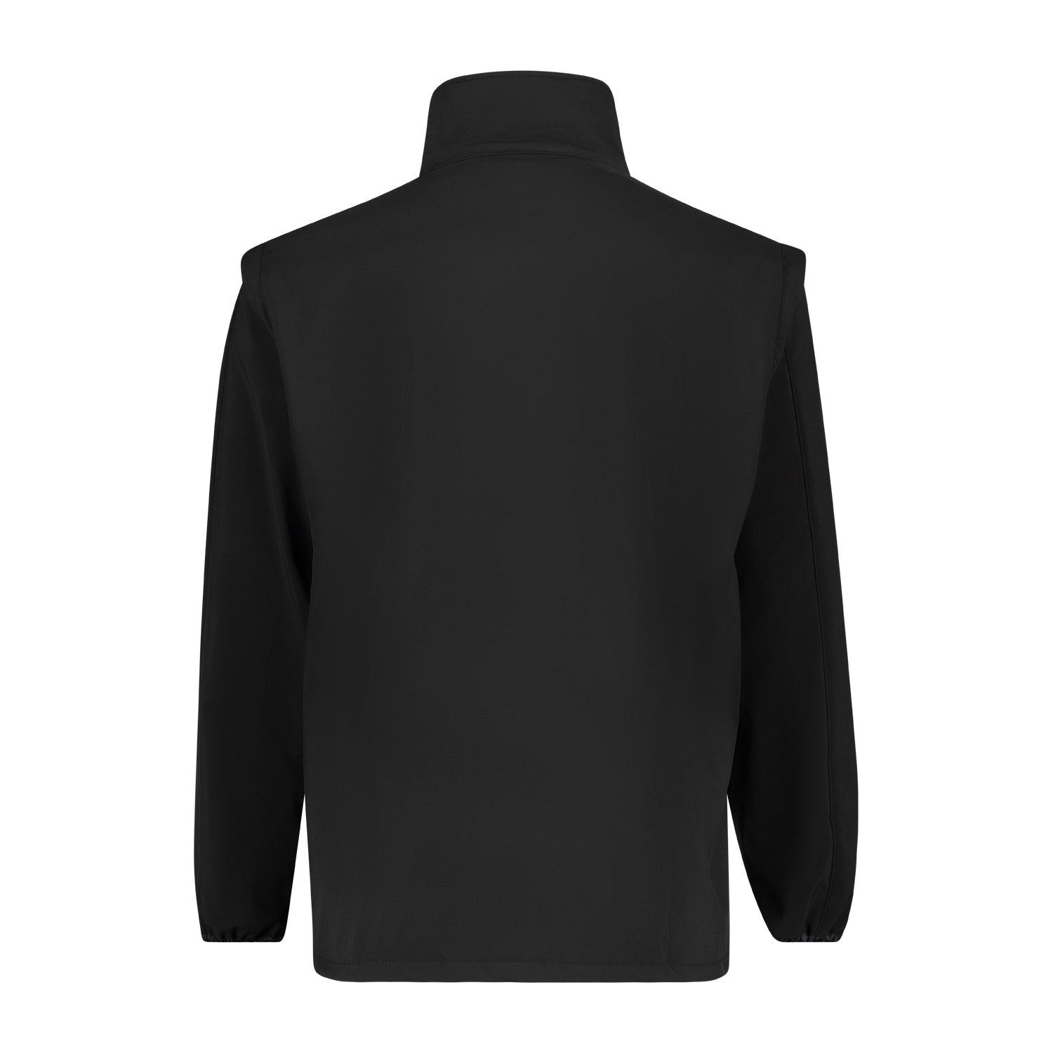 Rückansicht ADAMO Professional Line Softshelljacke in Schwarz für Herren in Übergrößen 2XL–10XL