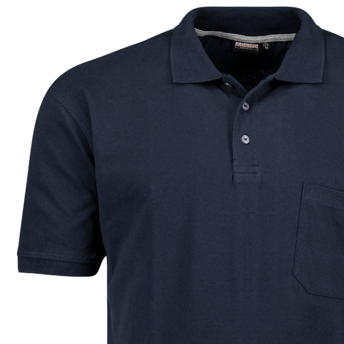 139052 Regular fit polo shirt with cuffs, two-pack