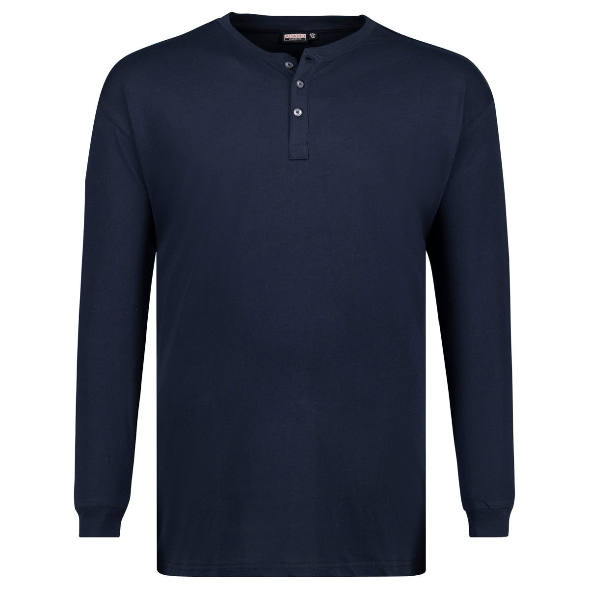 139053 Longsleeve Serafino Regular Fit Doppelpack