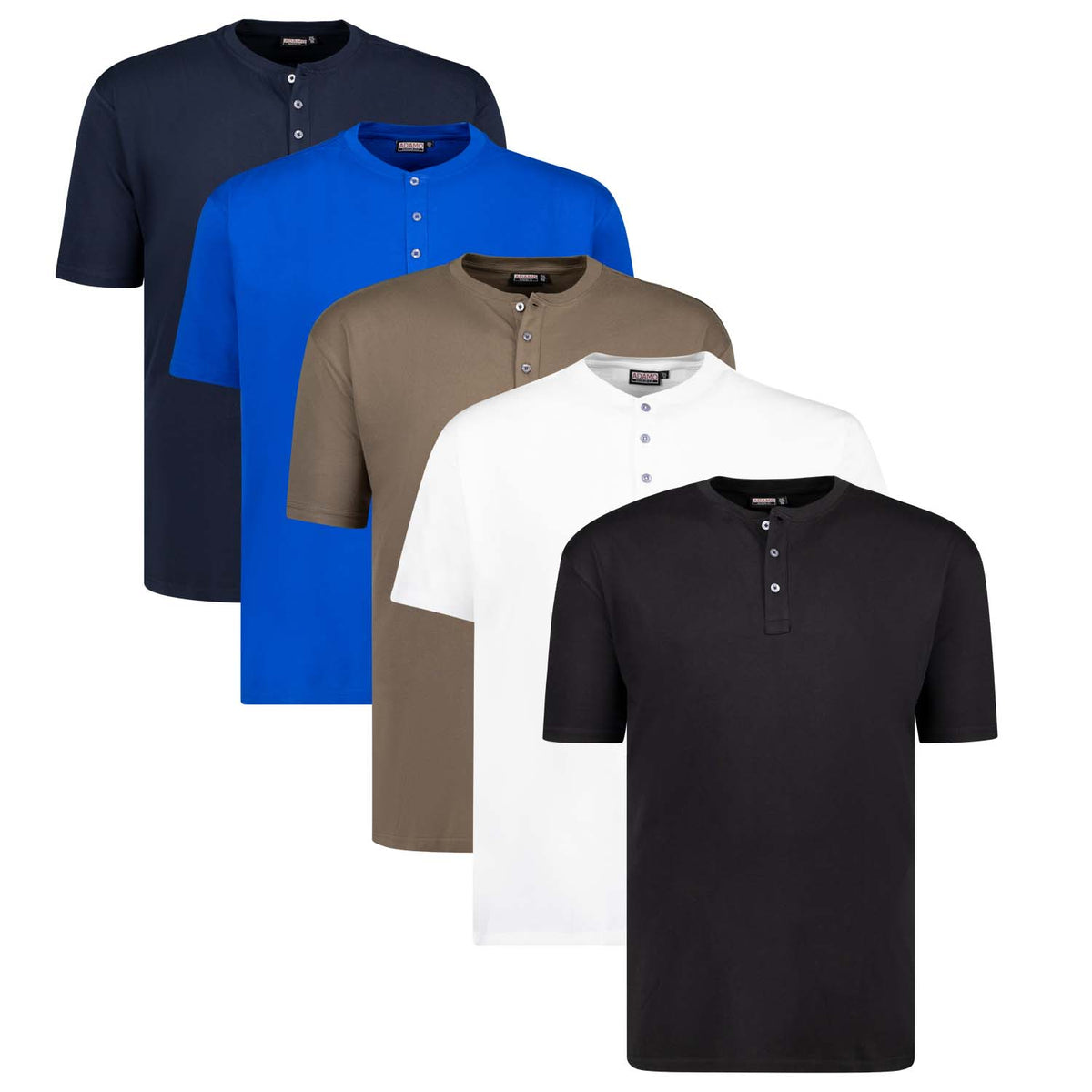 139011 Serafinoshirt Regular Fit 5er Pack