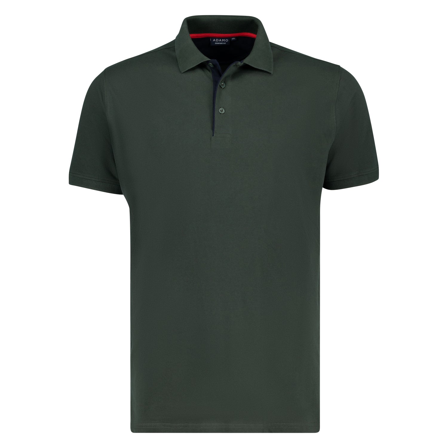 Übergrößen Pique Poloshirt COMFORT FIT für Herren in Piniengrün, Serie PAUL von ADAMO, bis 12XL.