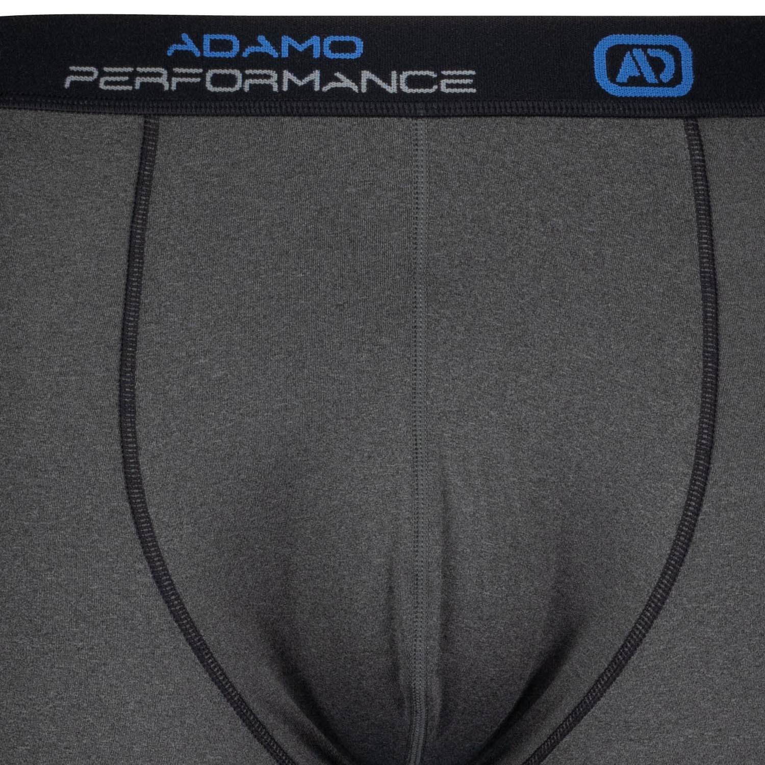 Detailansicht ADAMO Herren Übergrößen Funktionsshort in Graphit.