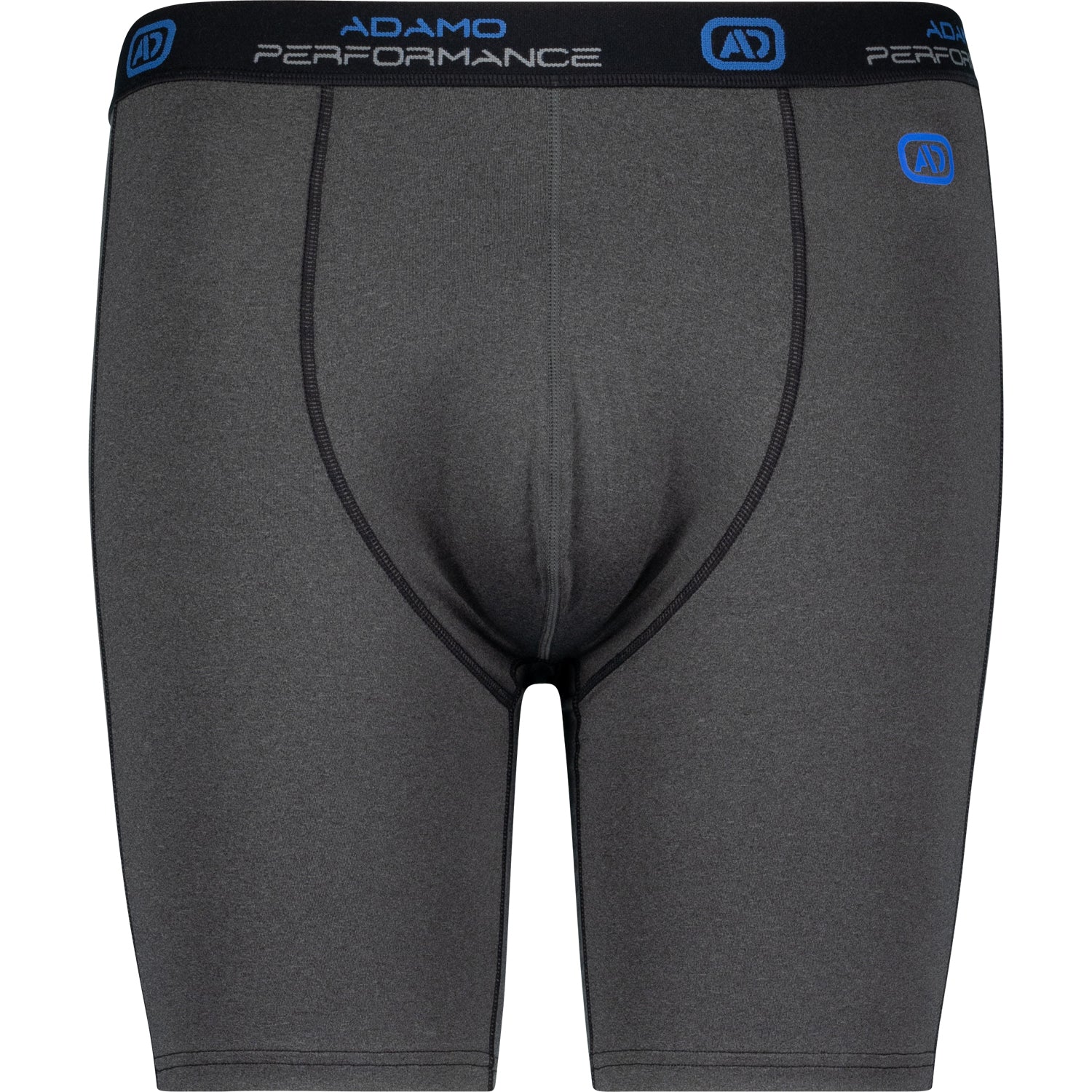 Vorderansicht ADAMO Herren Übergrößen Funktionsshort in Graphit.