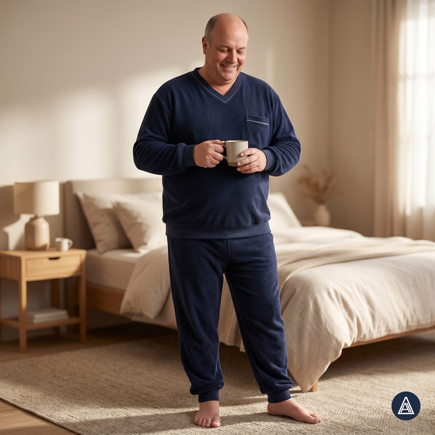 119272 Terry cloth pajamas with cuffs