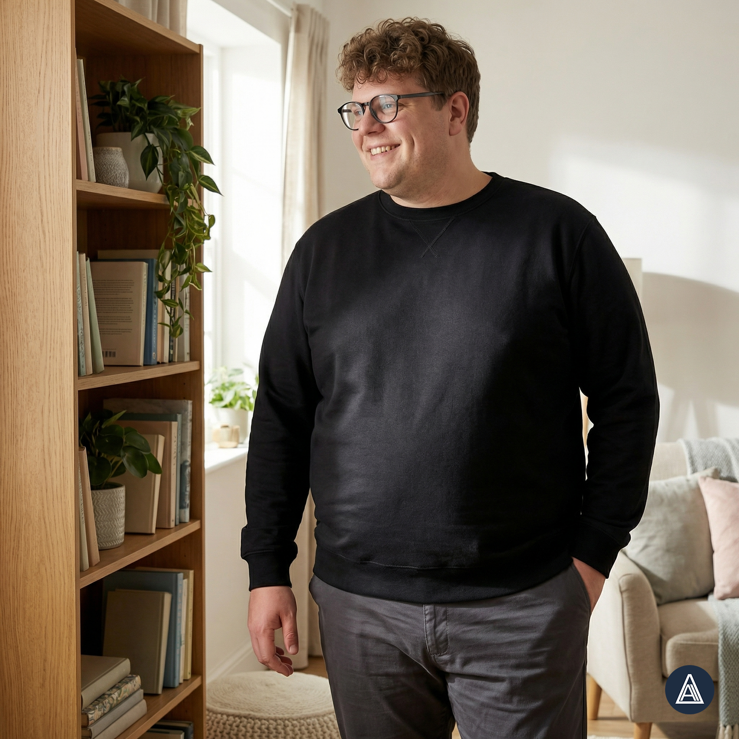 159303 Sweatshirt mit Rundhals