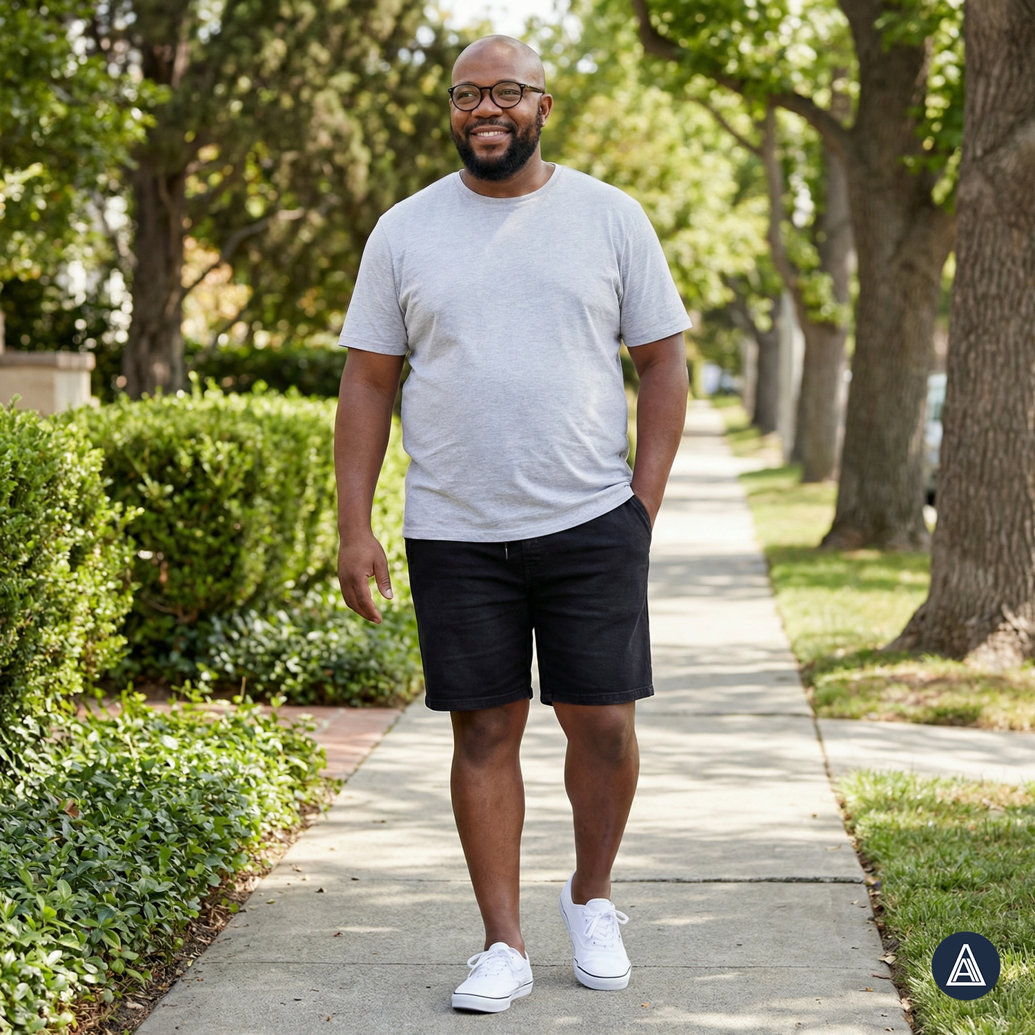 199110 Jeans Jogginghose kurz