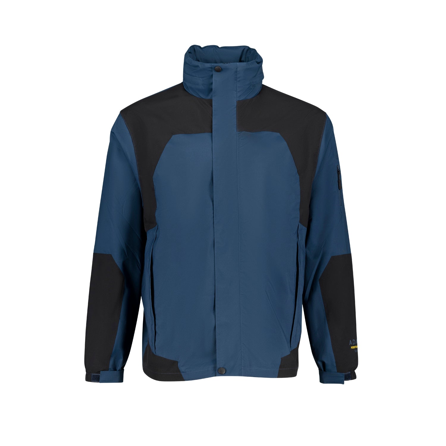 Vorderansicht ADAMO Herren 3in1 Jacke "Alaska" in Blau-Schwarz in Übergrößen.