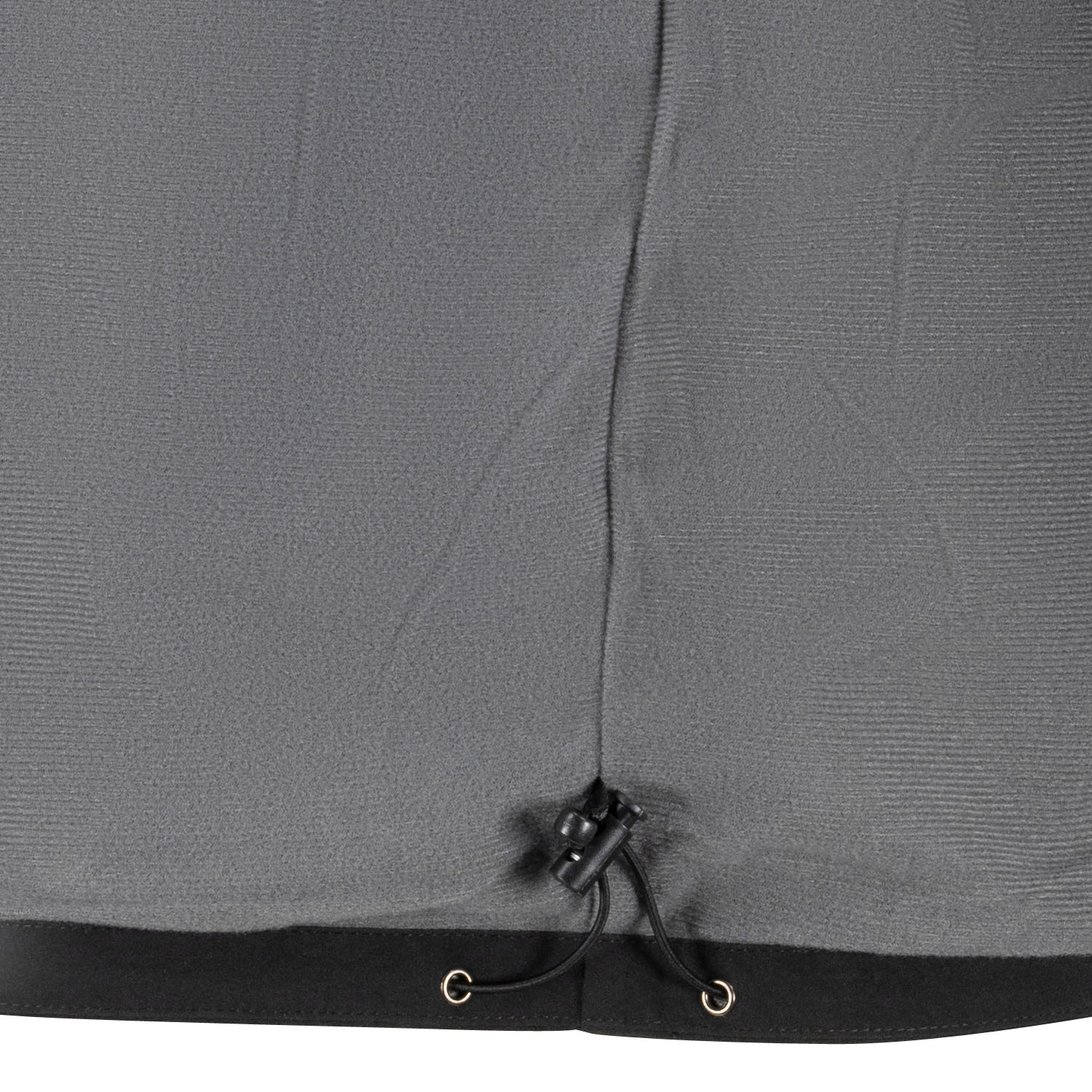 Detailansicht des Kordelzugs ADAMO Herren 3in1 Jacke "Alaska" in Übergrößen.
