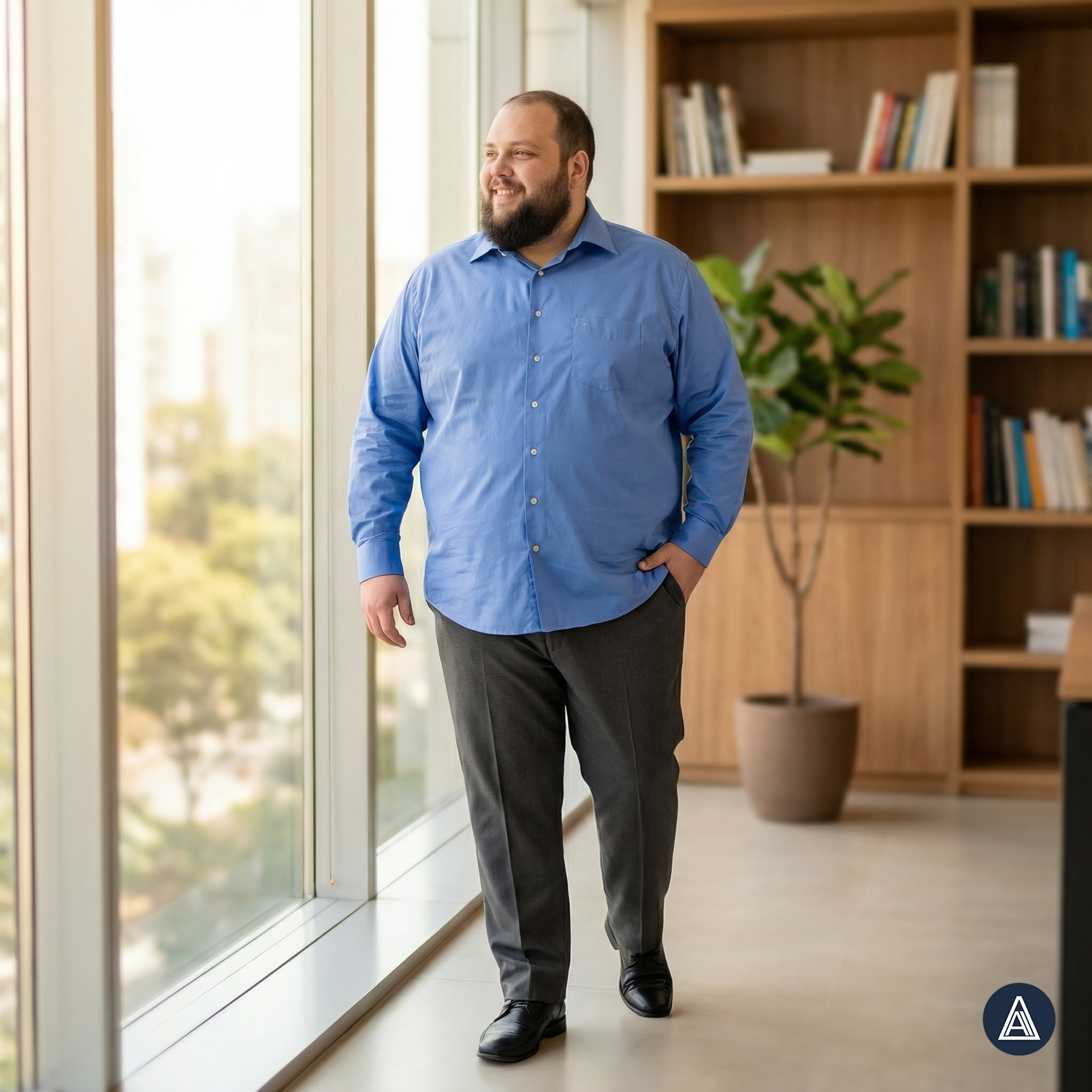 850 Businesshemd langarm