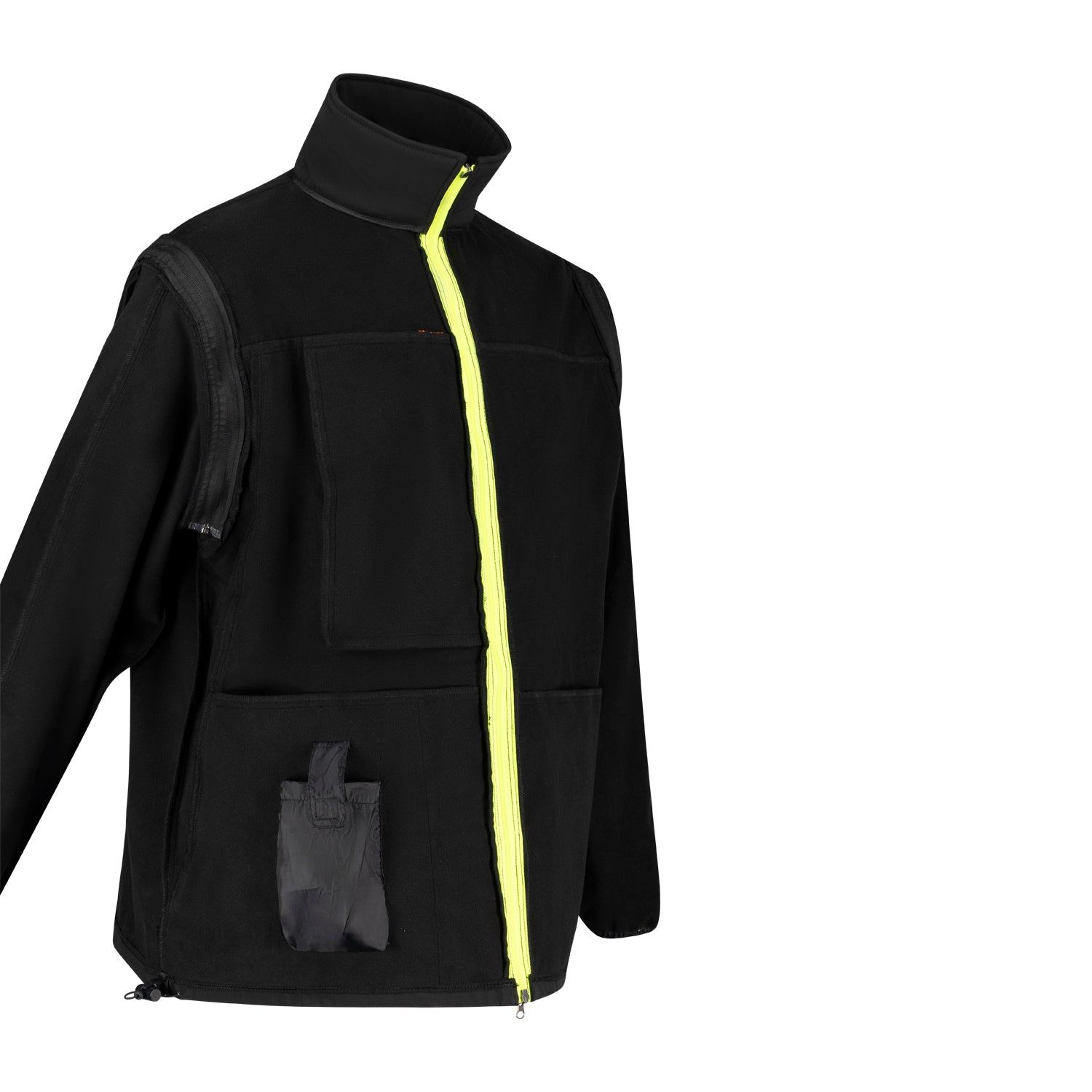 Innenansicht ADAMO Professional Line Softshelljacke in Schwarz für Herren in Übergrößen 2XL–10XL