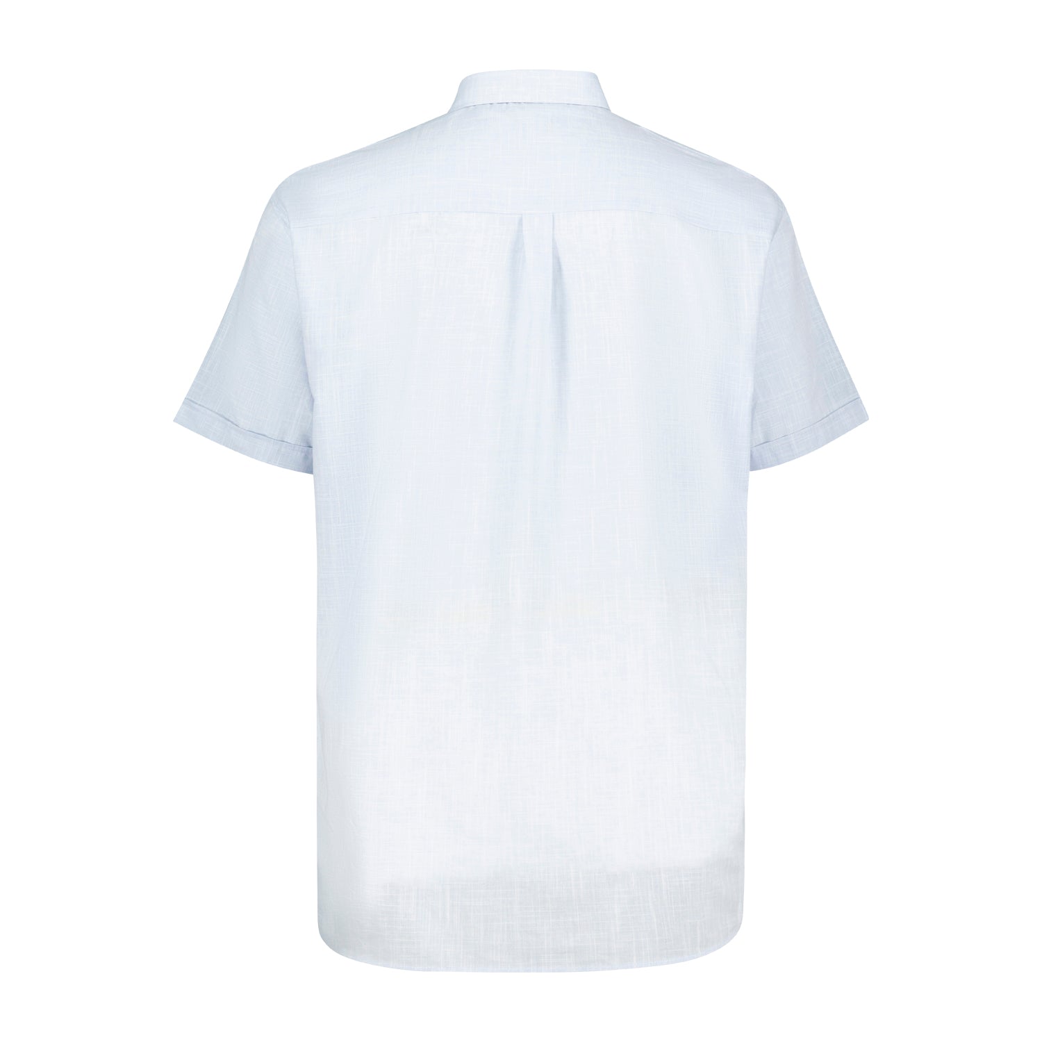 Rückansicht ADAMO Herren Kurzarm-Freizeithemd in Übergrößen COMFORT FIT in Hellblau 3XL-10XL.