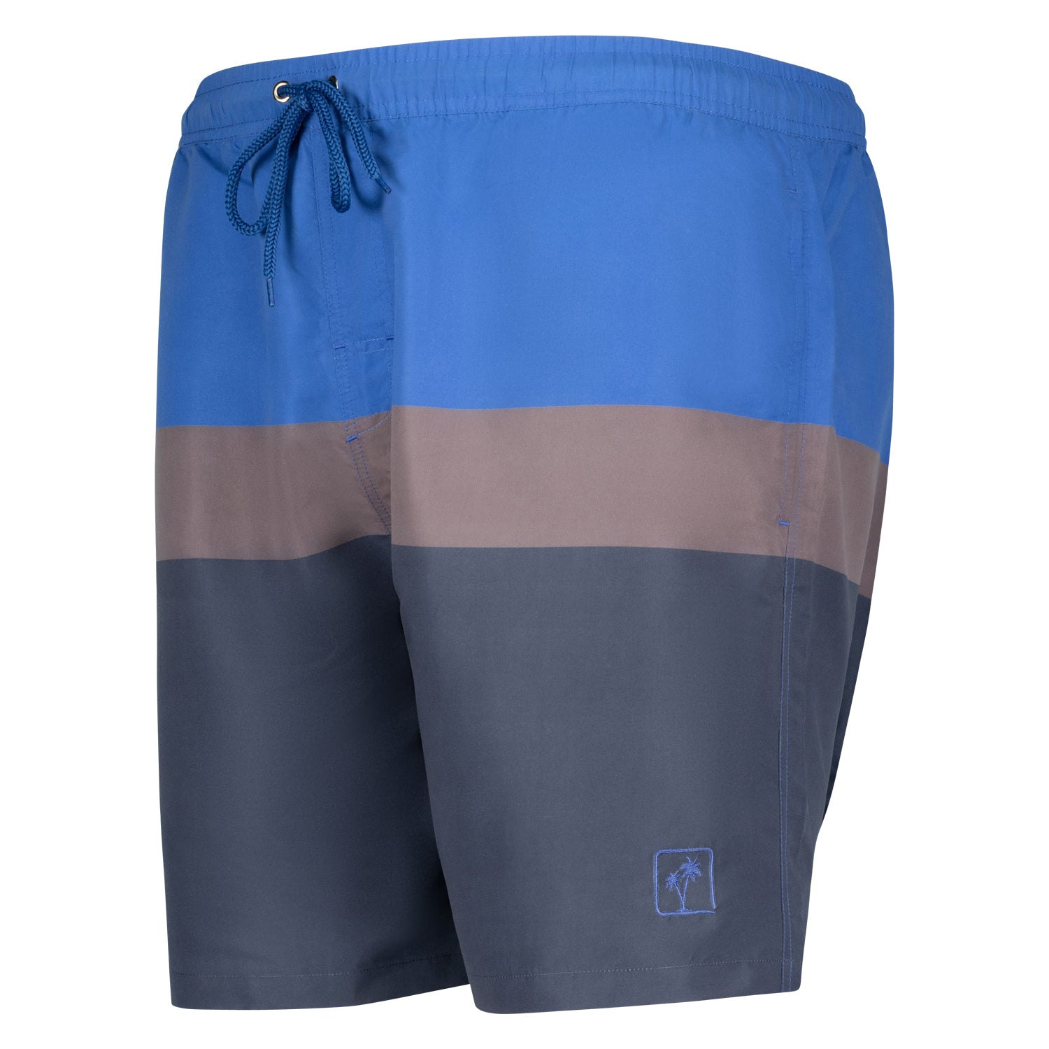 Detailansicht ADAMO Herren Beachbermuda in Navy/Royal große Größen bis 12XL.