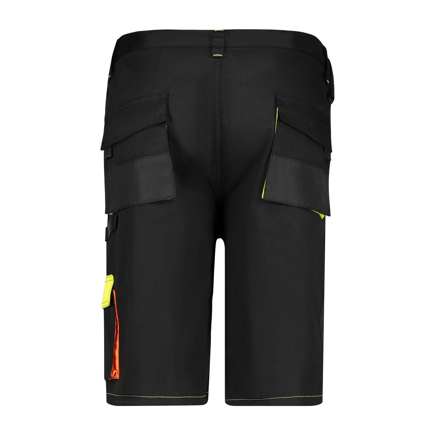 Rückansicht ADAMO Professional Line Arbeitsshorts in Schwarz für Herren in Übergrößen 2XL–10XL