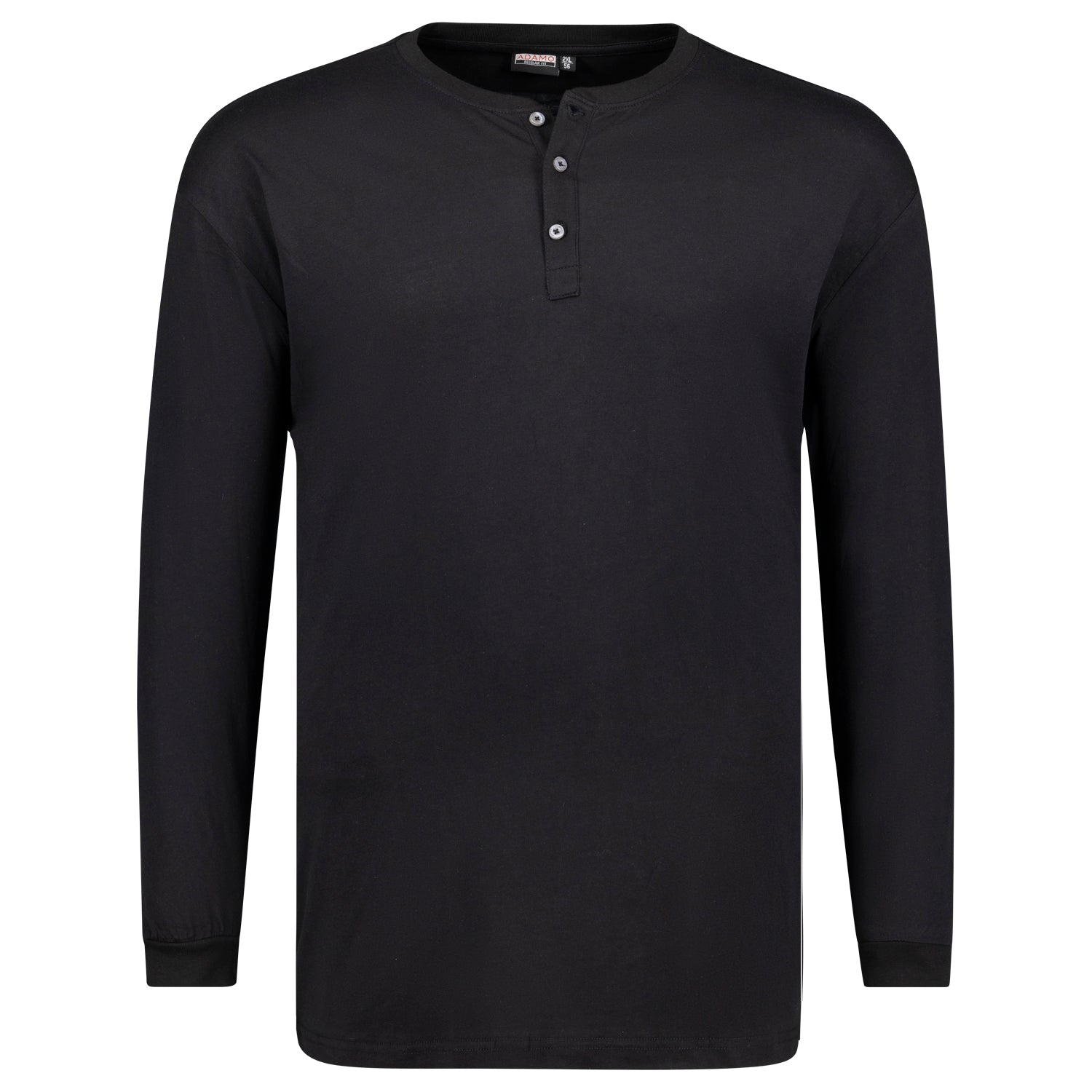 139053 Longsleeve Serafino Regular Fit