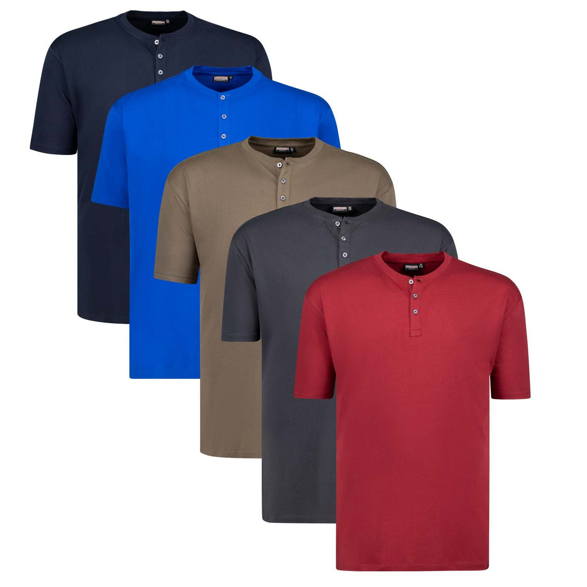 139011 Serafinoshirt Regular Fit 5er Pack