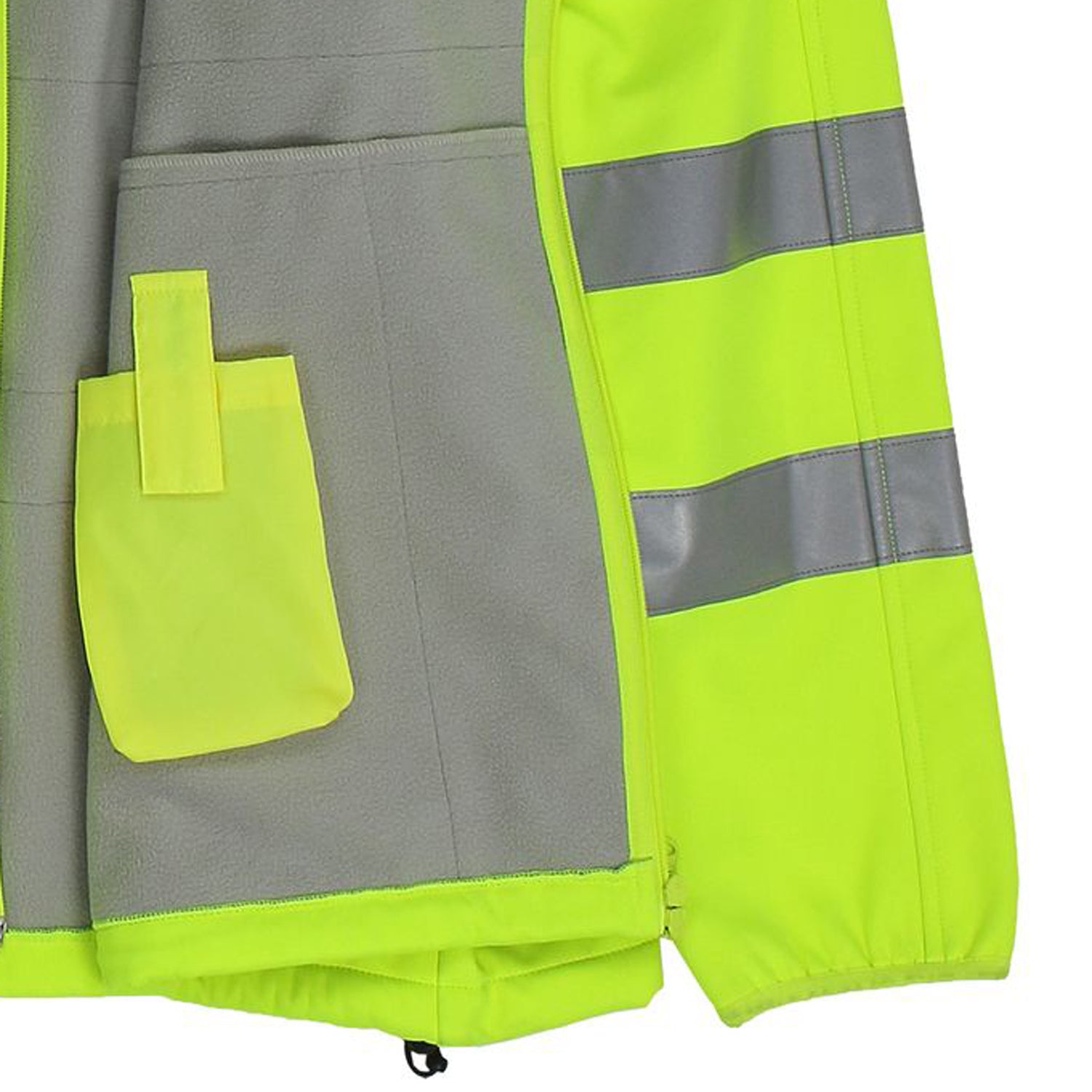 53105 Warnschutz Arbeits- Softshelljacke / Softshellweste