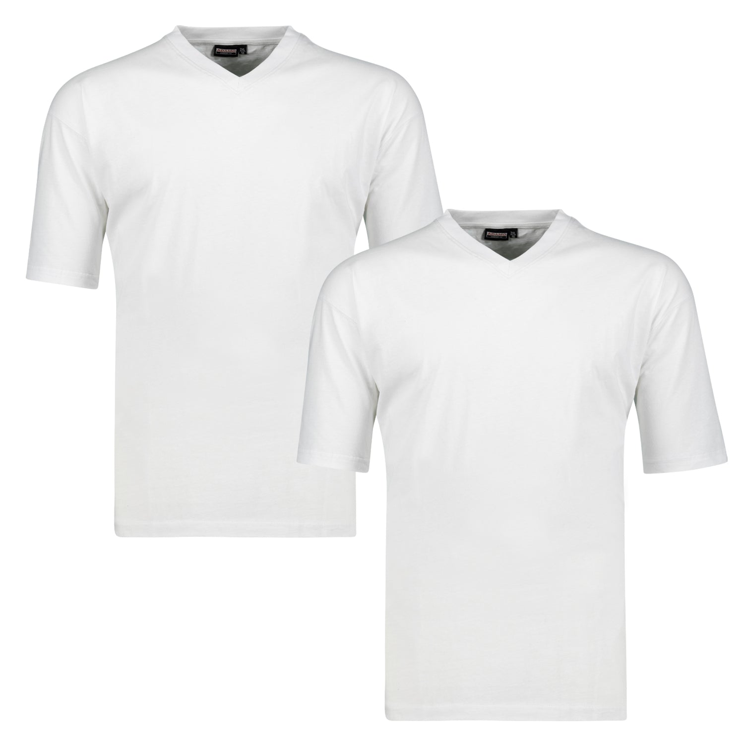 129421 T-Shirt V-neck Comfort Fit 2-pack