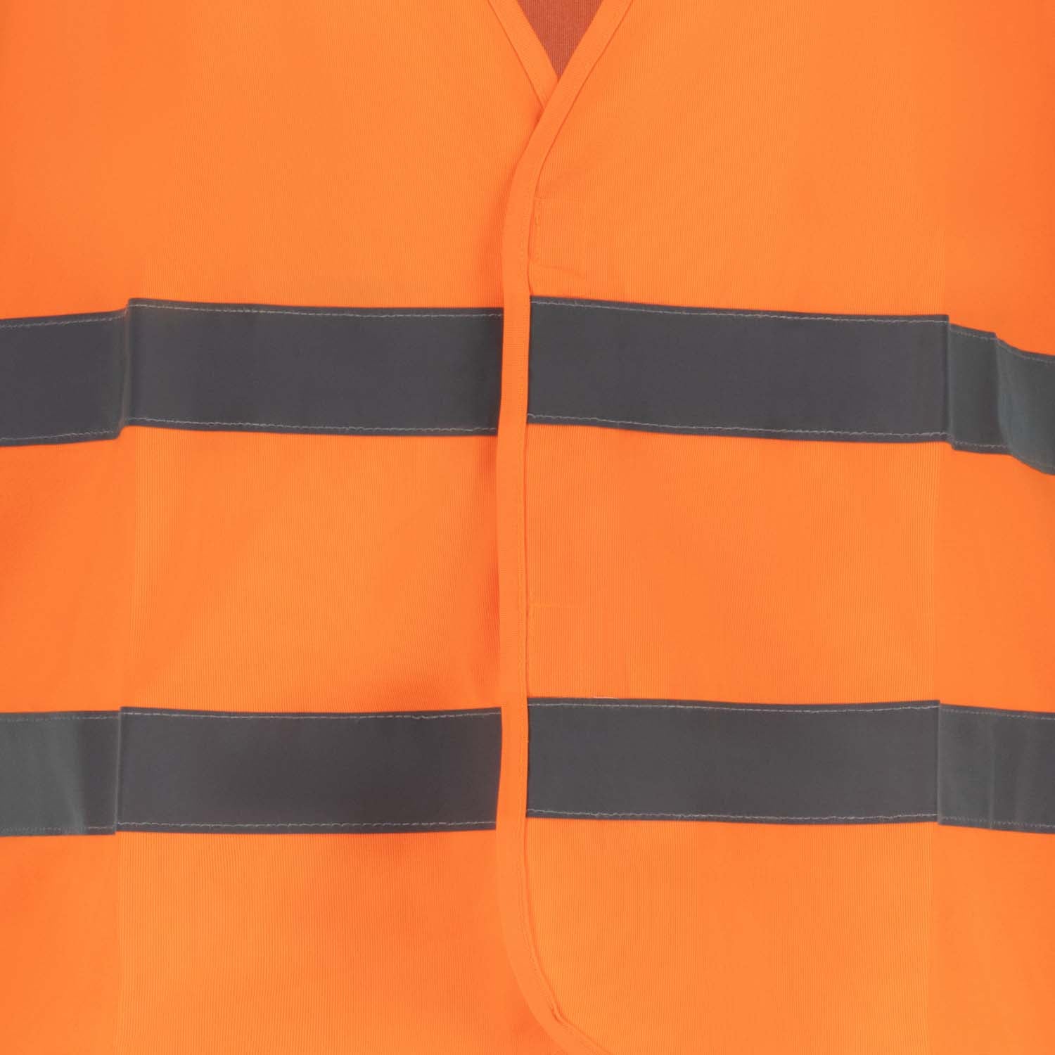 Detailansicht ADAMO Professional Warnschutzweste in Neonorange für Herren in Übergrößen 6XL–10XL