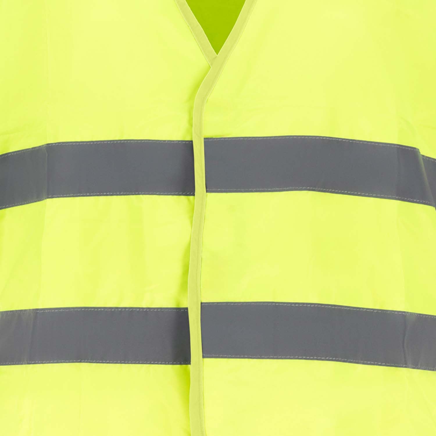 Detailansicht ADAMO Professional Warnschutzweste in Neongelb für Herren in Übergrößen 6XL–10XL