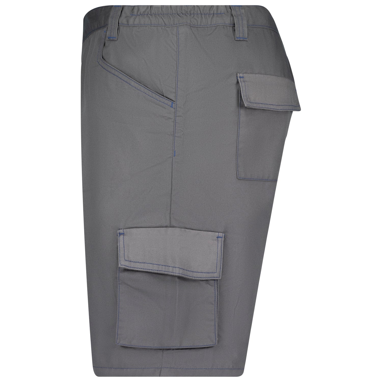 Seitenansicht ADAMO Classic Line Arbeitsshorts in Graphit für Herren in Übergrößen 2XL–10XL