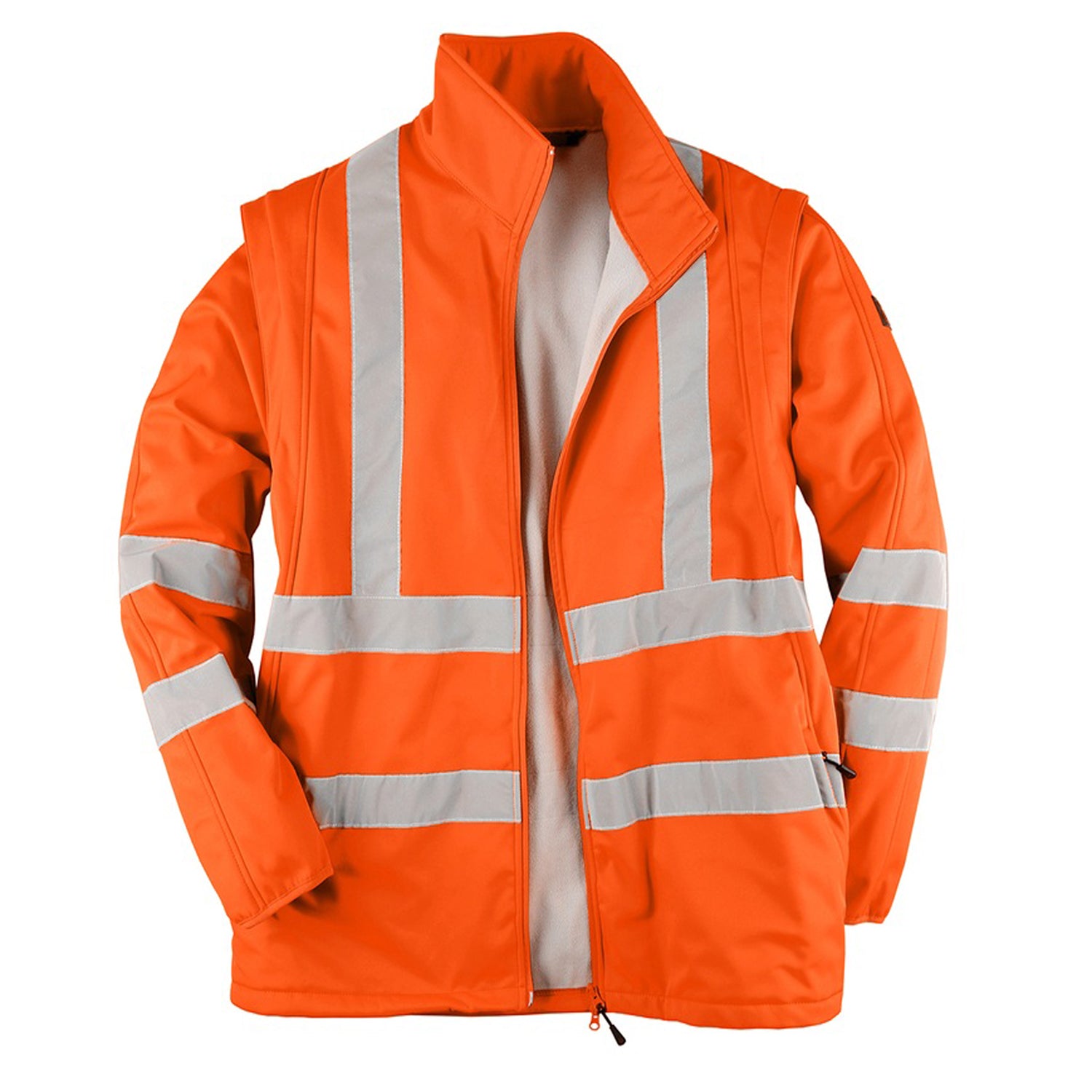 53105-200 Warnschutz Arbeits- Softshelljacke / Softshellweste