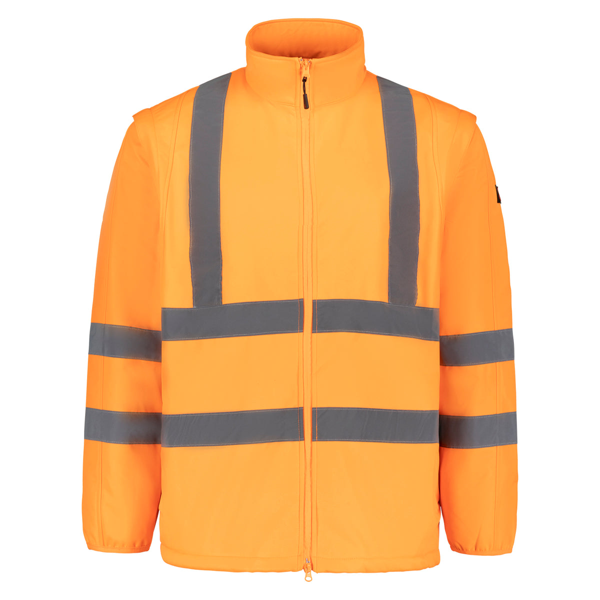 53105 Warnschutz Arbeits- Softshelljacke / Softshellweste