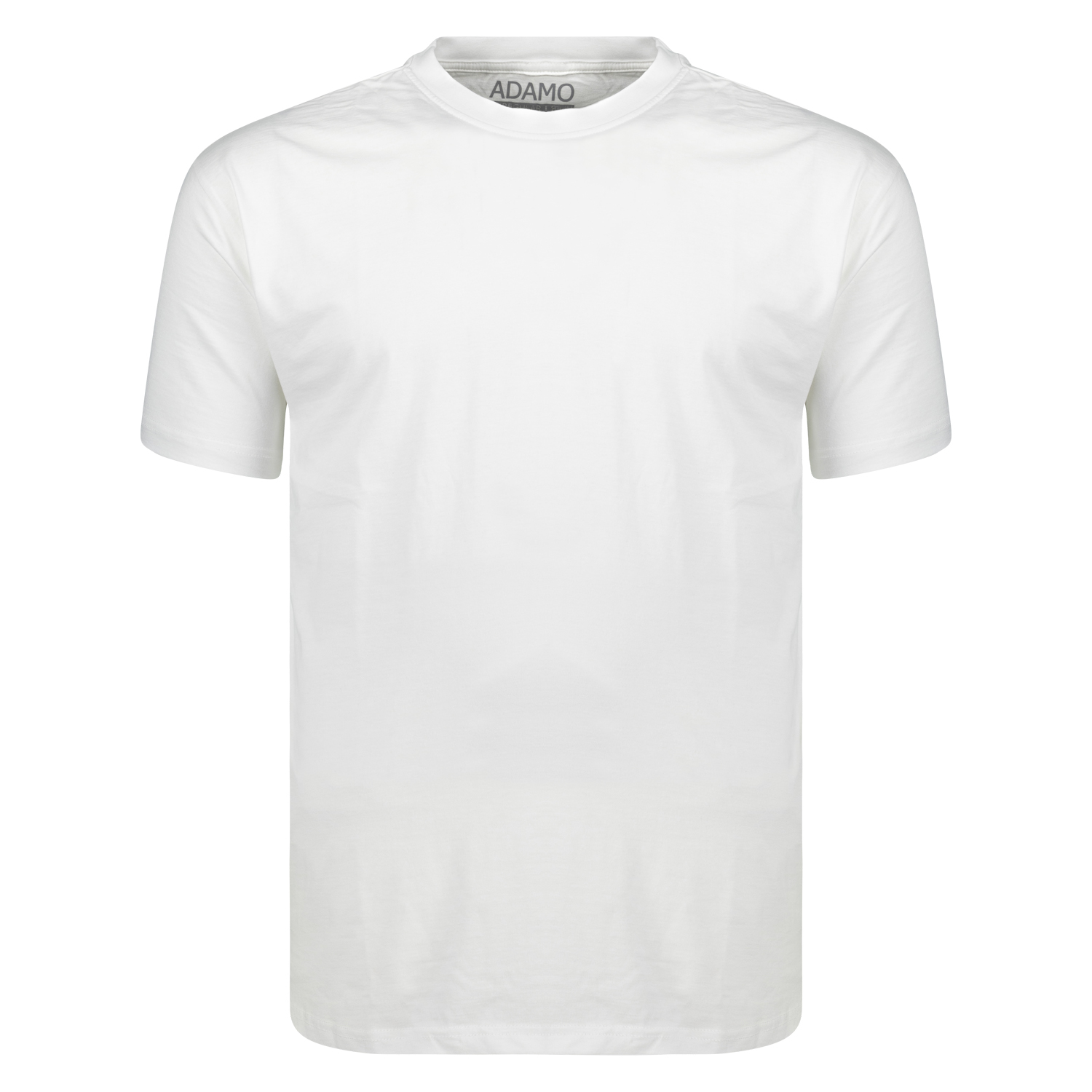 REGULAR FIT kurzarm T-Shirt von ADAMO weiß für Herren Übergrößen 2XL-10XL Modell Kevin