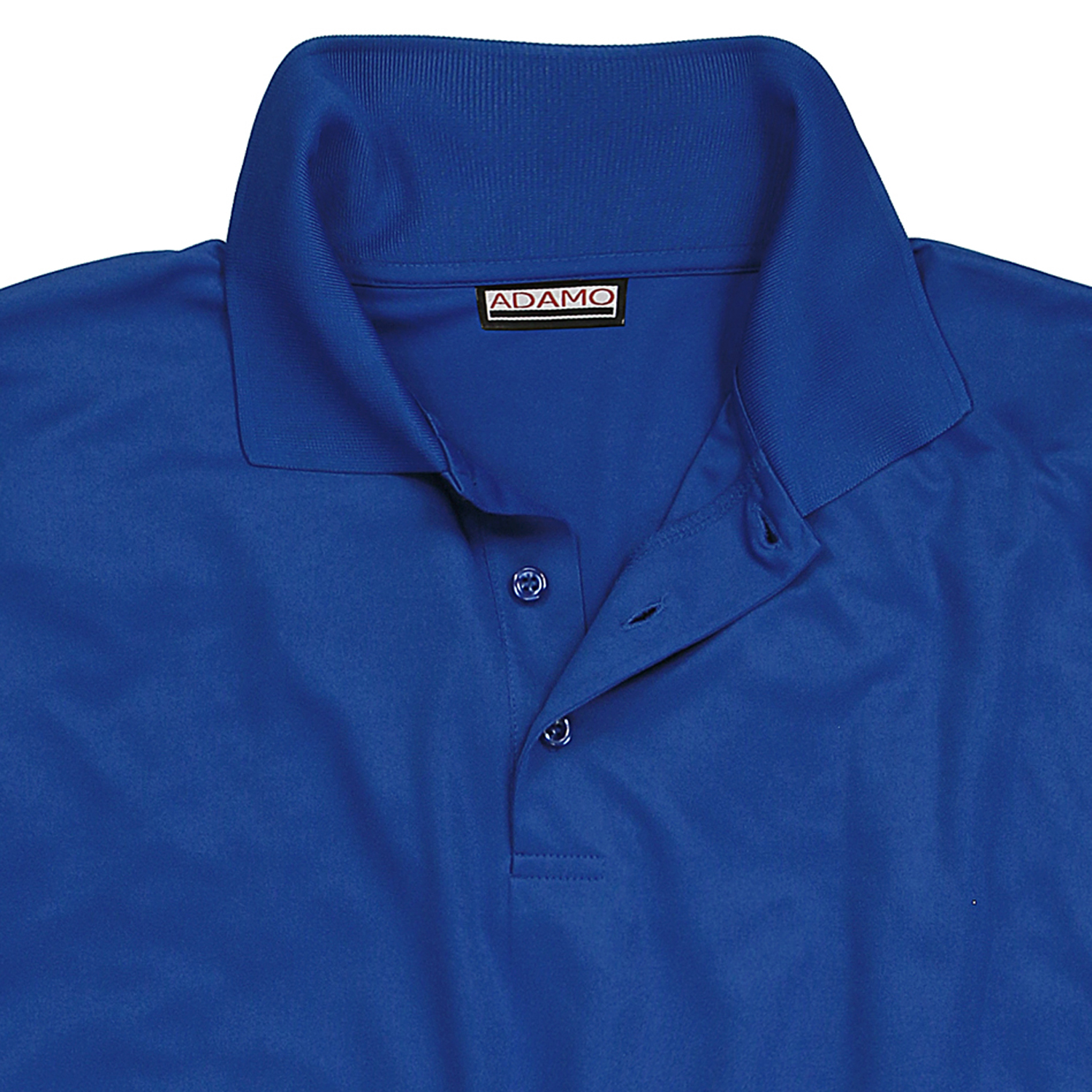 Short sleeve functional polo shirt series Marius COMFORT FIT by Adamo in royal blue up to oversize 12XL