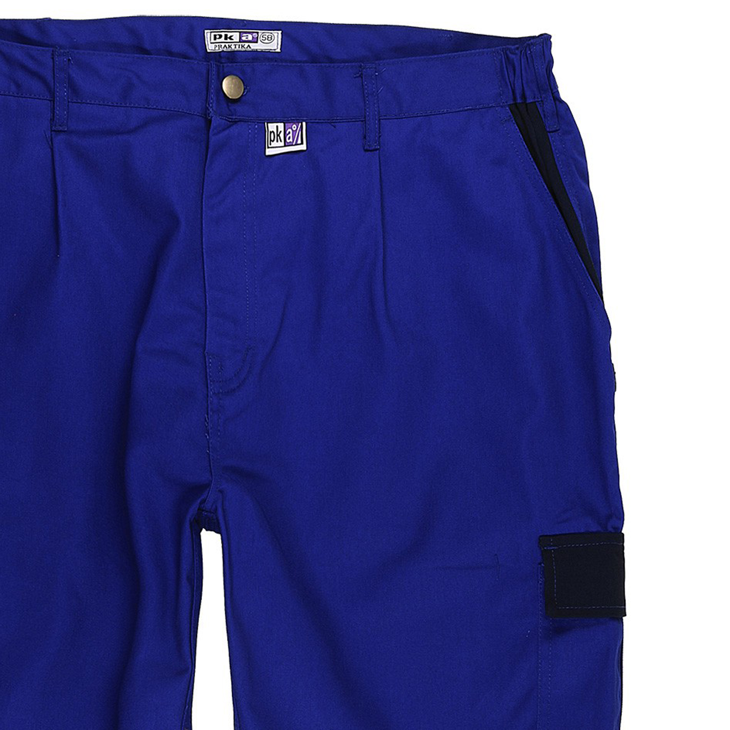 Workingclothes, Shorts blue by PKA Klöcker, large sizes up to 66