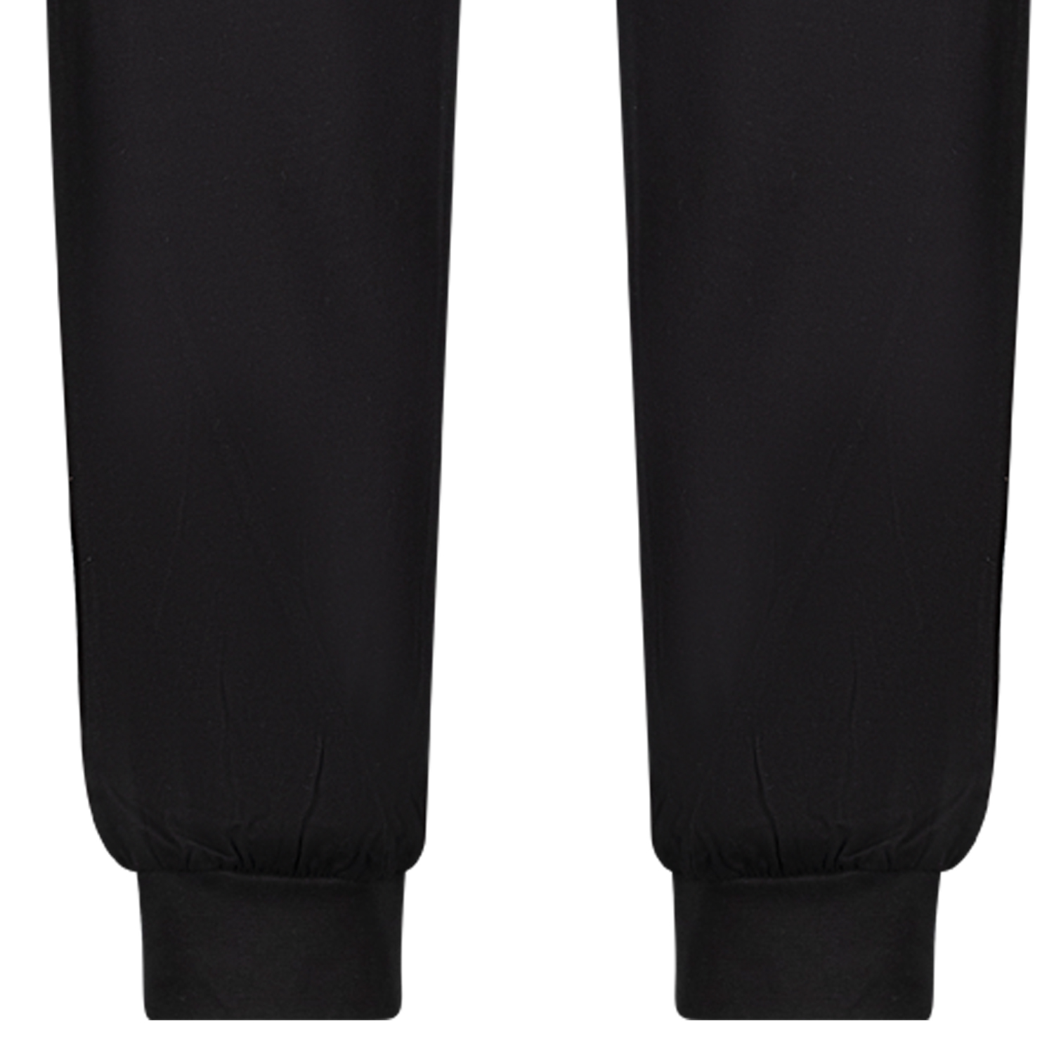 Long pyjama pants in black by ADAMO in oversizes up to 10XL