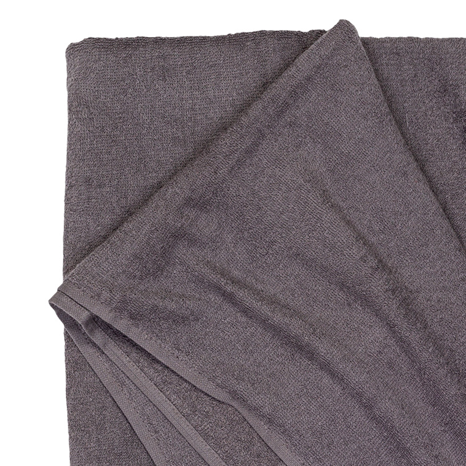 Bath towel series Helsinki in anthracite by Adamo in large sizes 100x220 cm or 155x220 cm