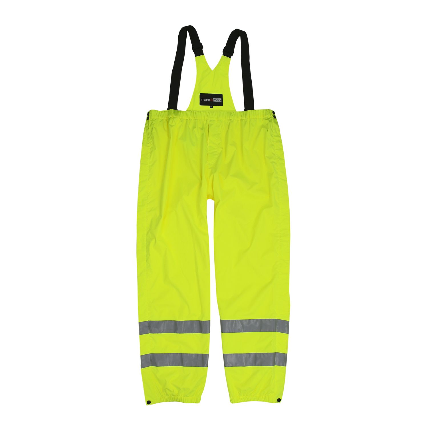 Functional working trousers by marc & mark in large sizes 3XL-10XL / neon yellow - high visibility