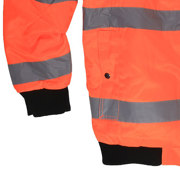 Übergrößen Warnschutz Arbeitsjacke und -weste von marc&mark in neonorange / 3XL-10XL