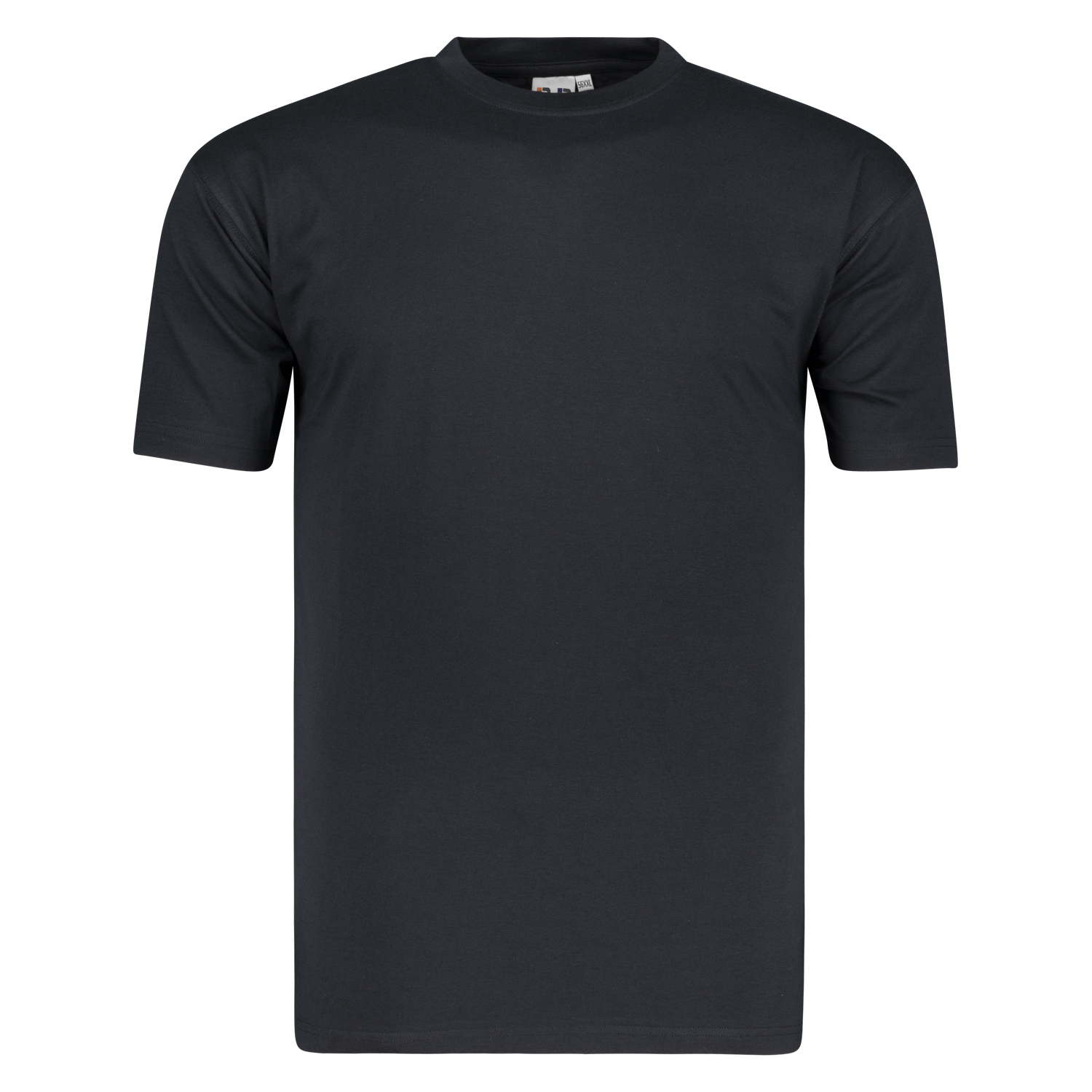 Schwarzes T-Shirt im Doppelpack in großen Größen bis 8XL von Big Basics
