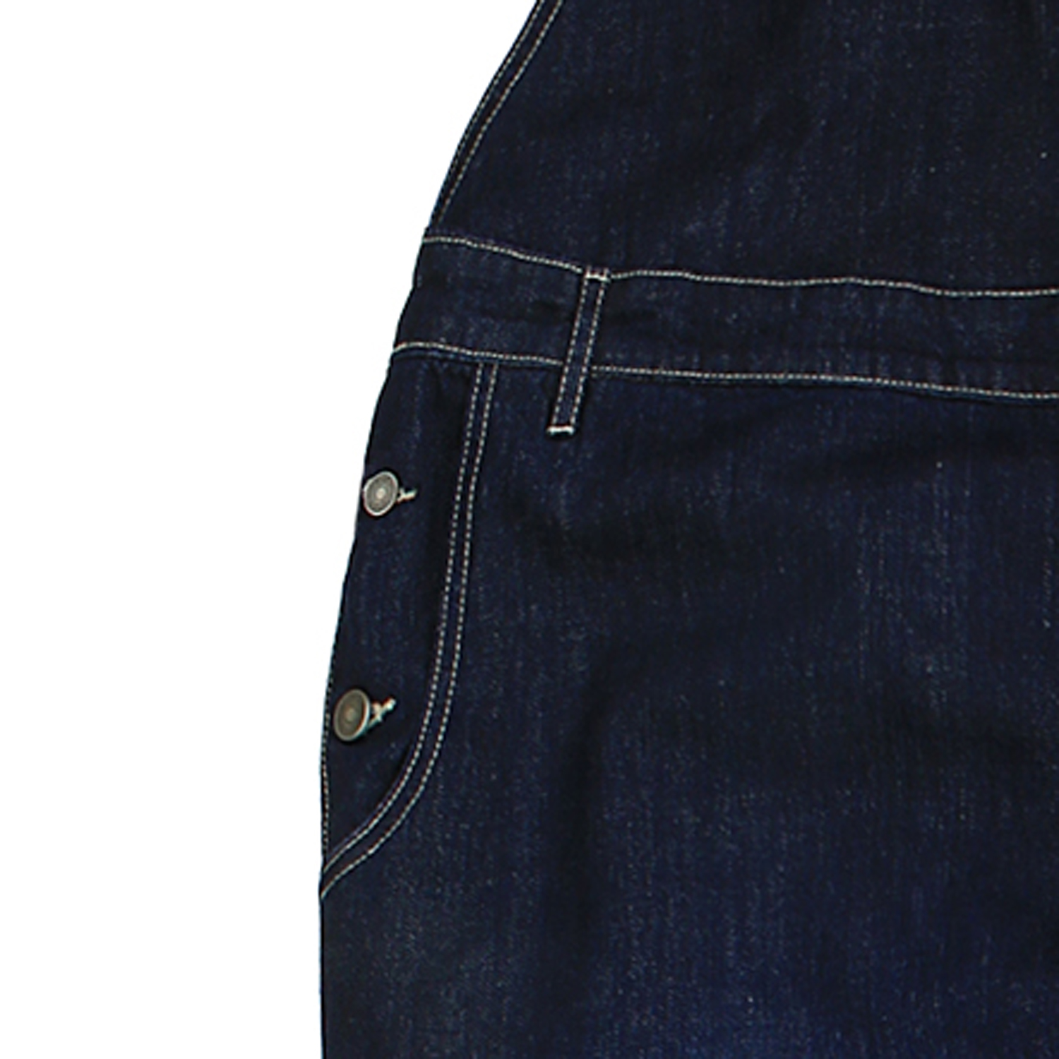 Jeans-Latzhose in dunkelblau- stonewash von Abraxas in Übergrößen bis 12XL