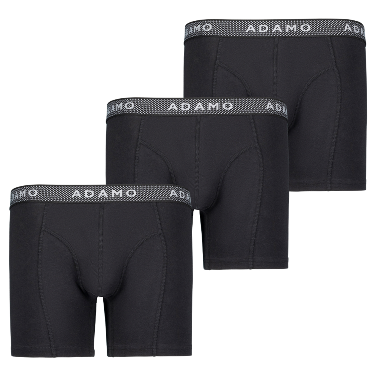Schwarze Maxipant Serie JERRY von ADAMO im 3er Pack bis Übergröße 20