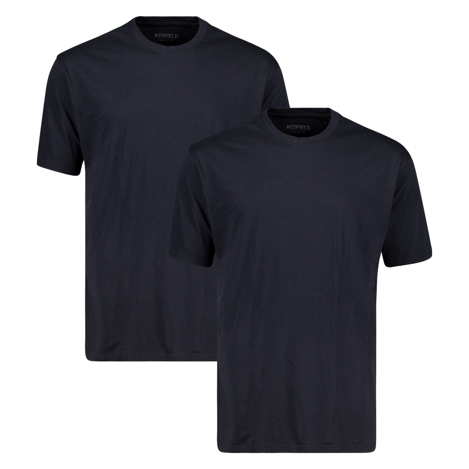Twin-pack dark blue t-shirt by Redfield in oversizes up to 10XL