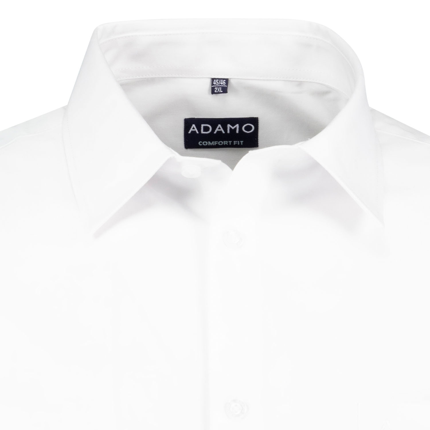 Men's Business Shirt Short-Sleeved white Comfort Fit series Warren by ADAMO up to oversize 10XL