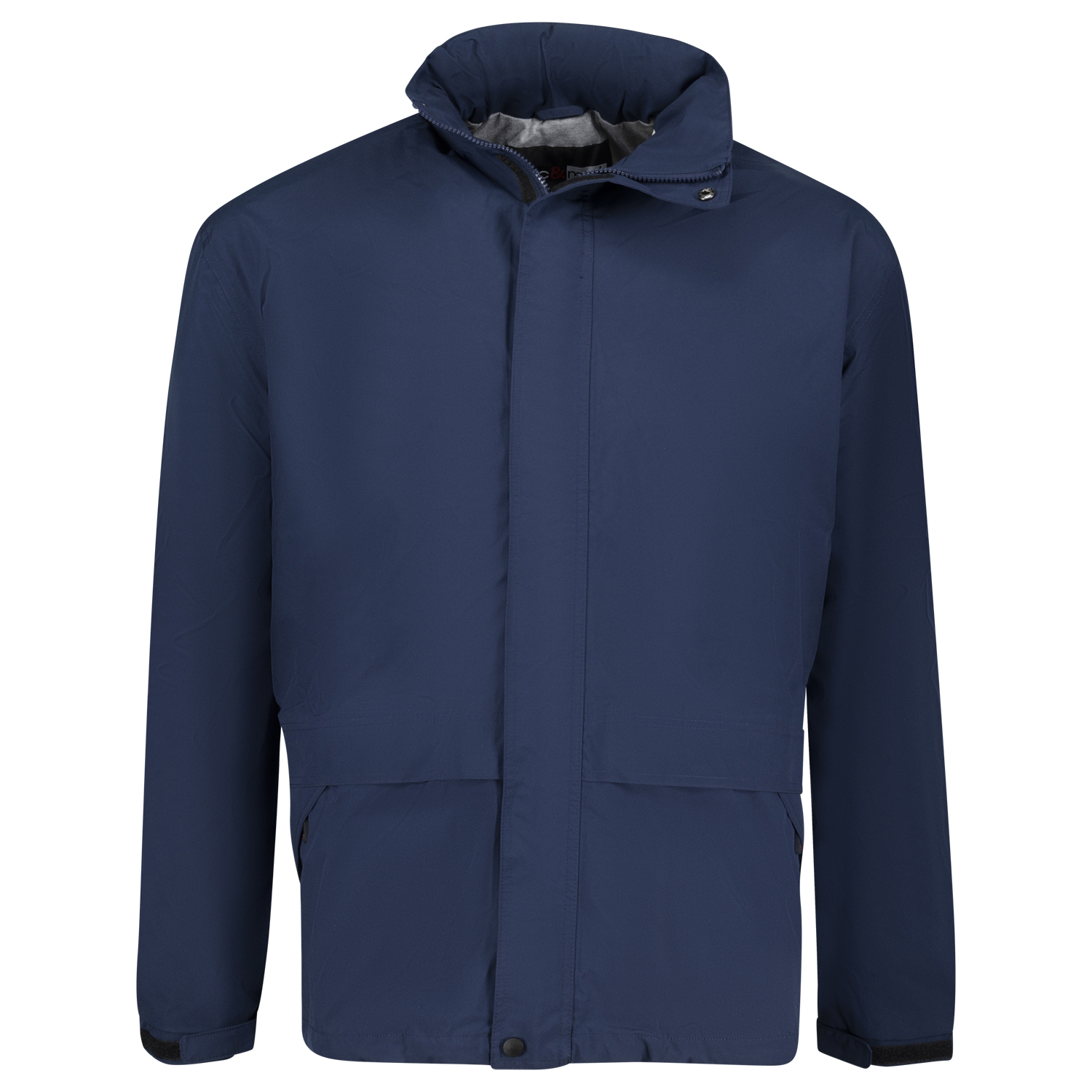 Darkblue wind and rain jacket from Abraxas in plus sizes up to 12XL