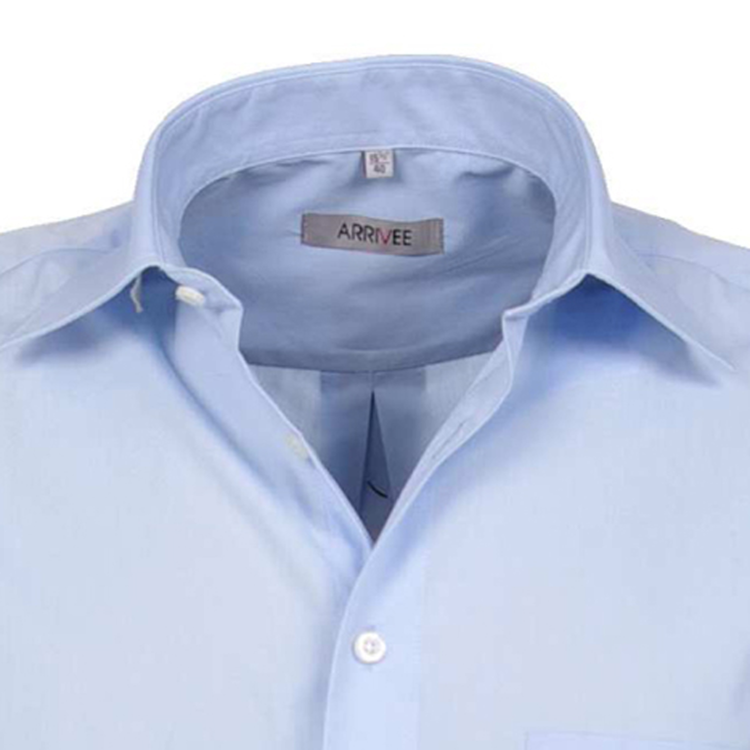 Light blue shirt by ARRIVEE in big sizes XL up to 6XL