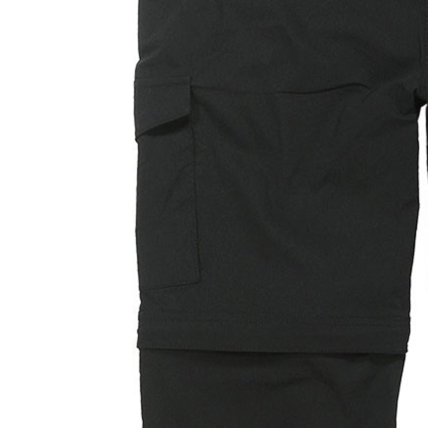 Schwarze Zipp-Off-Hose von Abraxas bis Übergröße 10XL