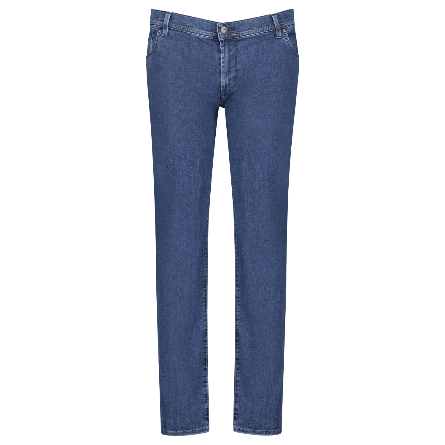 Pioneer Five Pocket Jeans untersetzte Größen Modell "Thomas" Megaflex in 28 - 40 blue stonewash