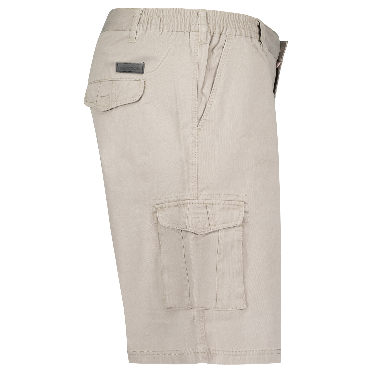 Cargo shorts by North 56°4 up to oversize 8XL / sand-colored