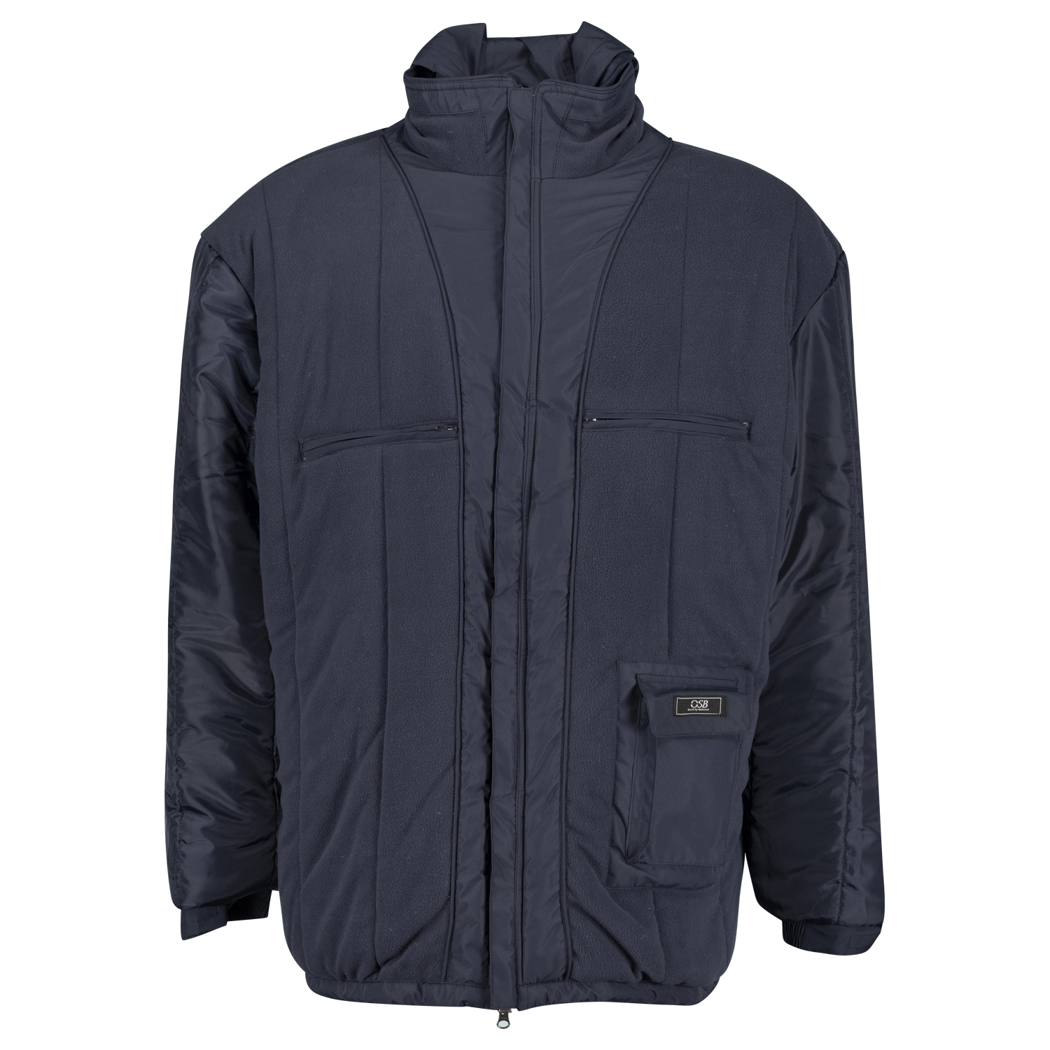 Wasserdichte Jacke in großen Größen von Brigg, Farbe navy bis 14XL