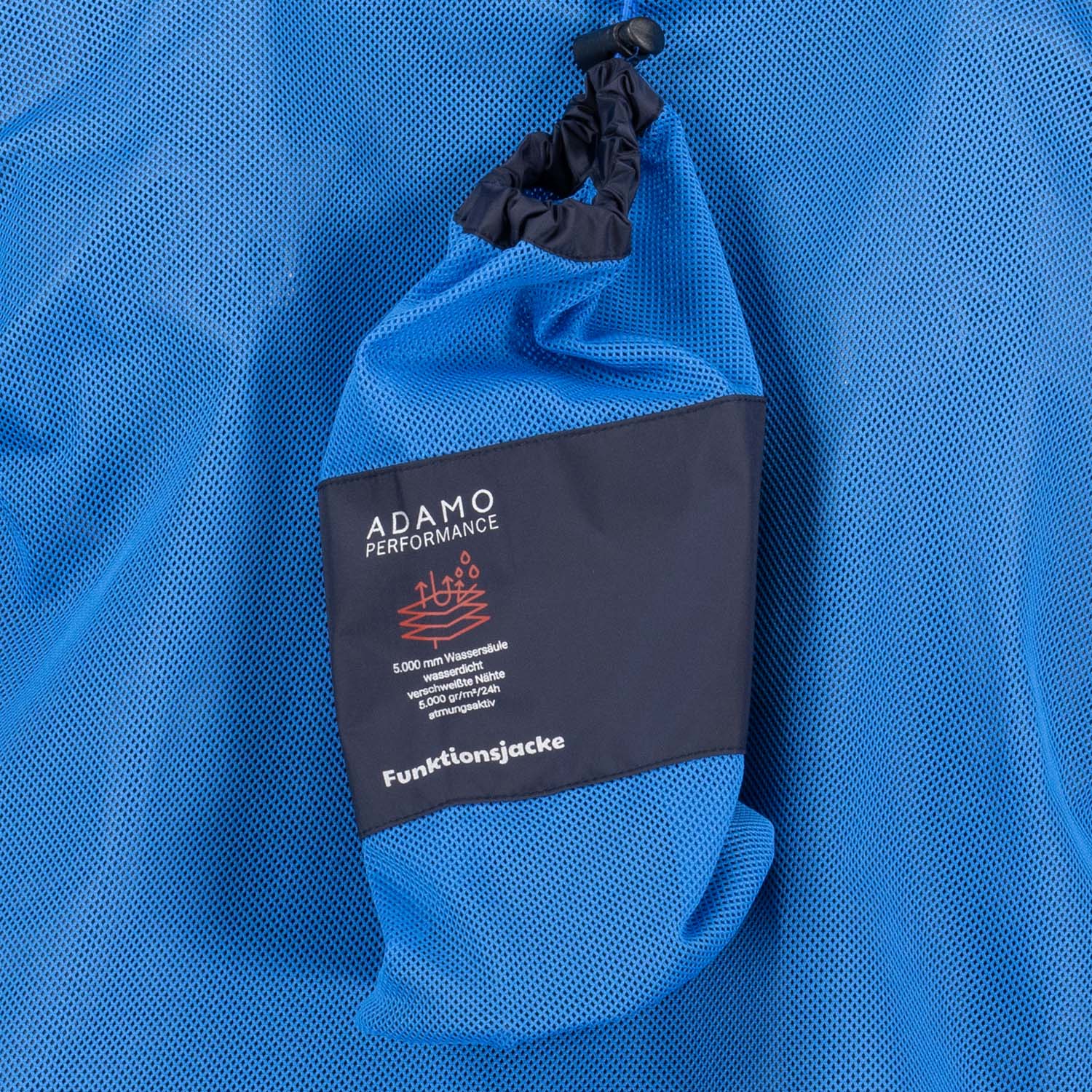 Men's rain jacket navy series London by ADAMO in oversizes up to 12XL