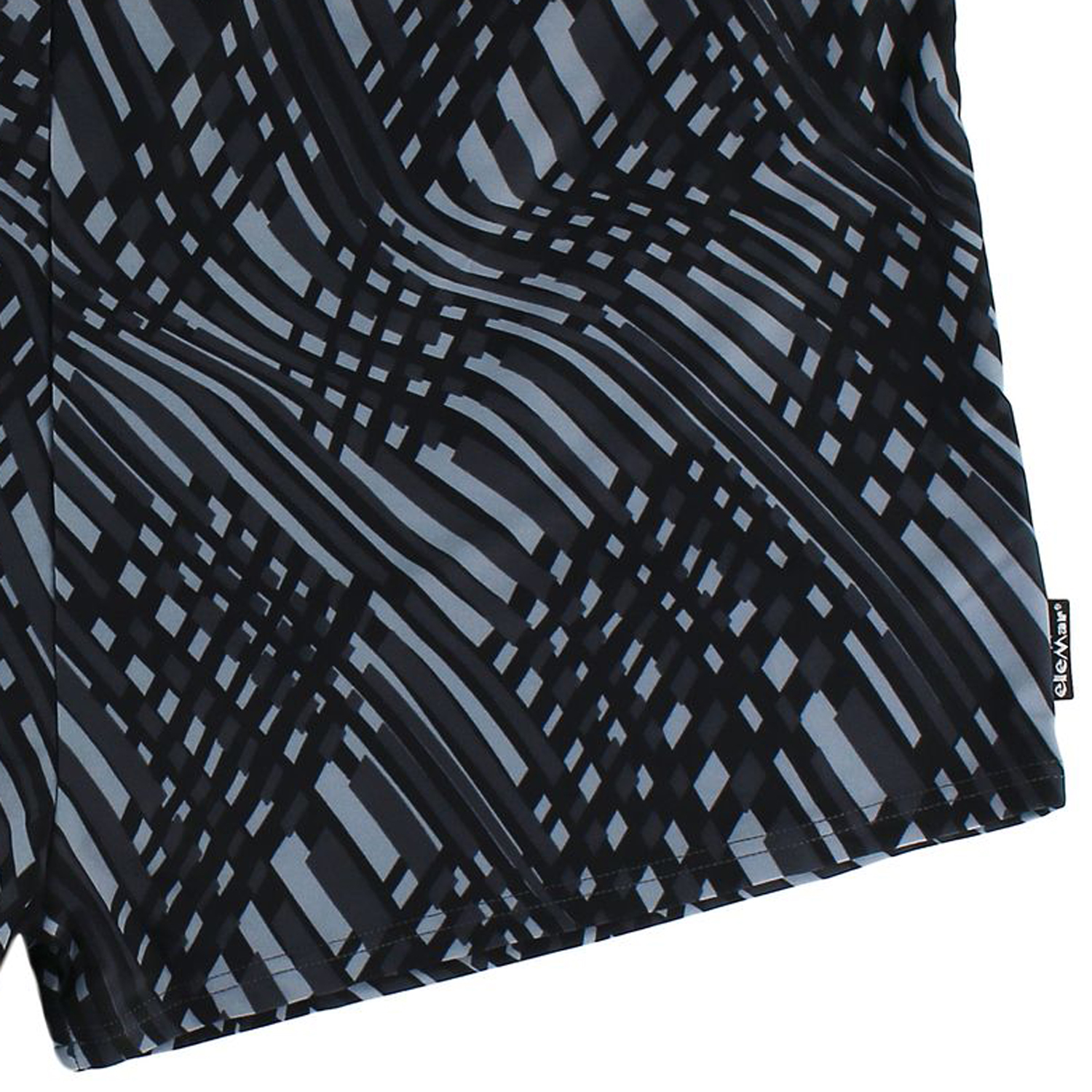 Badehose Schwimmpant Pant Herren in Übergrößen von elemar mehrfarbig in schwarz-grau bis 9XL