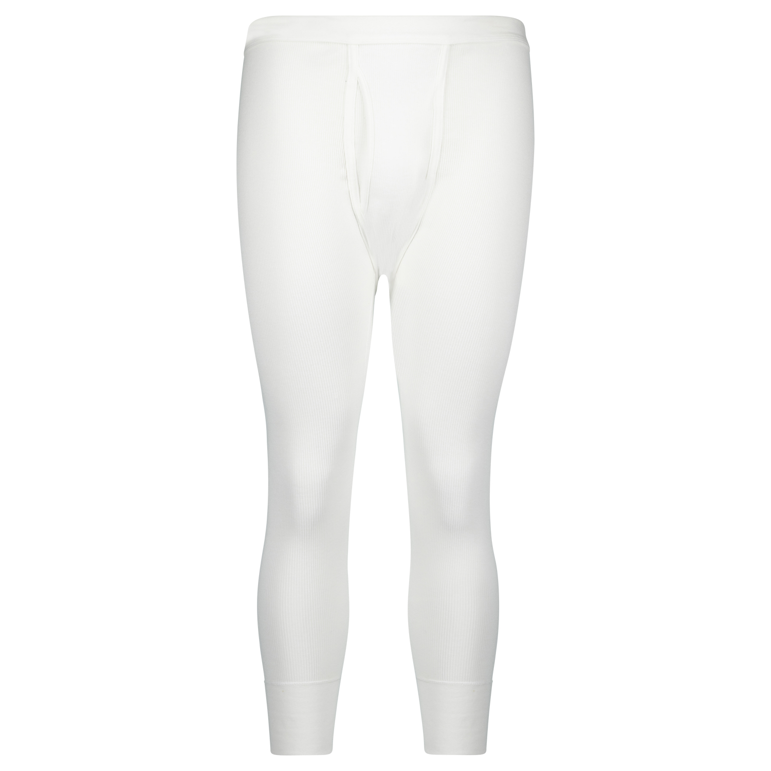 White double rib PRESTIGE ¾ trousers by ADAMO up to kingsize 20