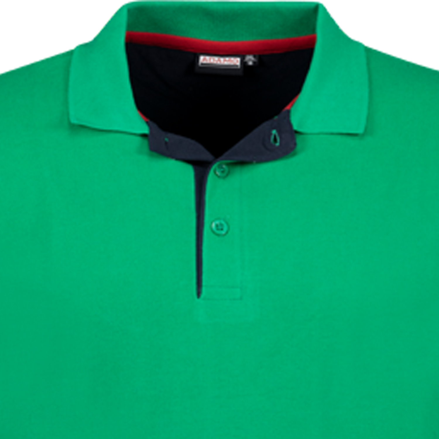 Kurzarm Poloshirt von Adamo Serie "Pablo" grün COMFORT FIT in Übergrößen 2XL-12XL für Herren