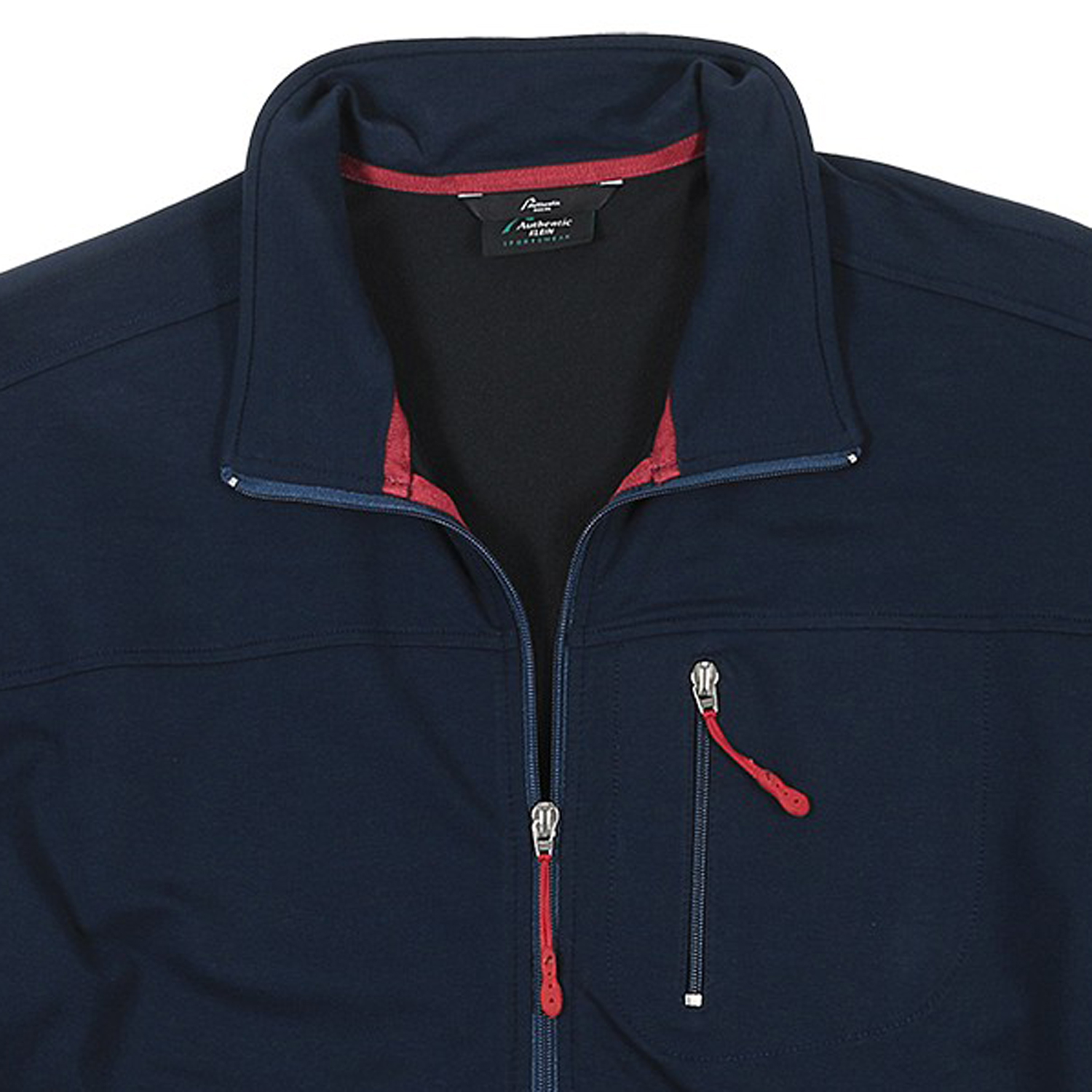 Stocky size sports and leisure jacket in blue, plus sizes by AUTHENTIC KLEIN
